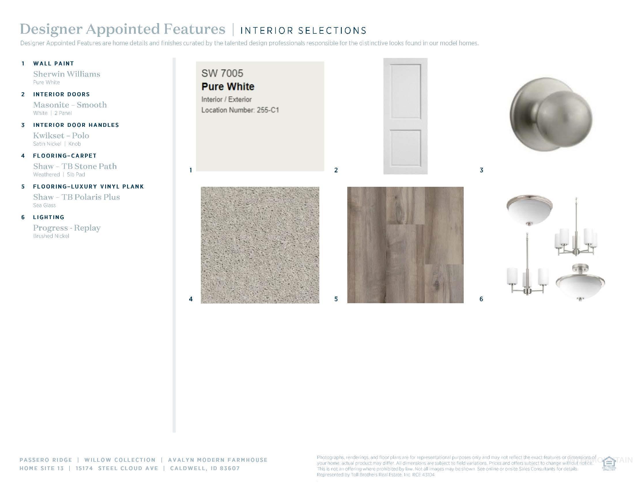 View of a document with a collage of images