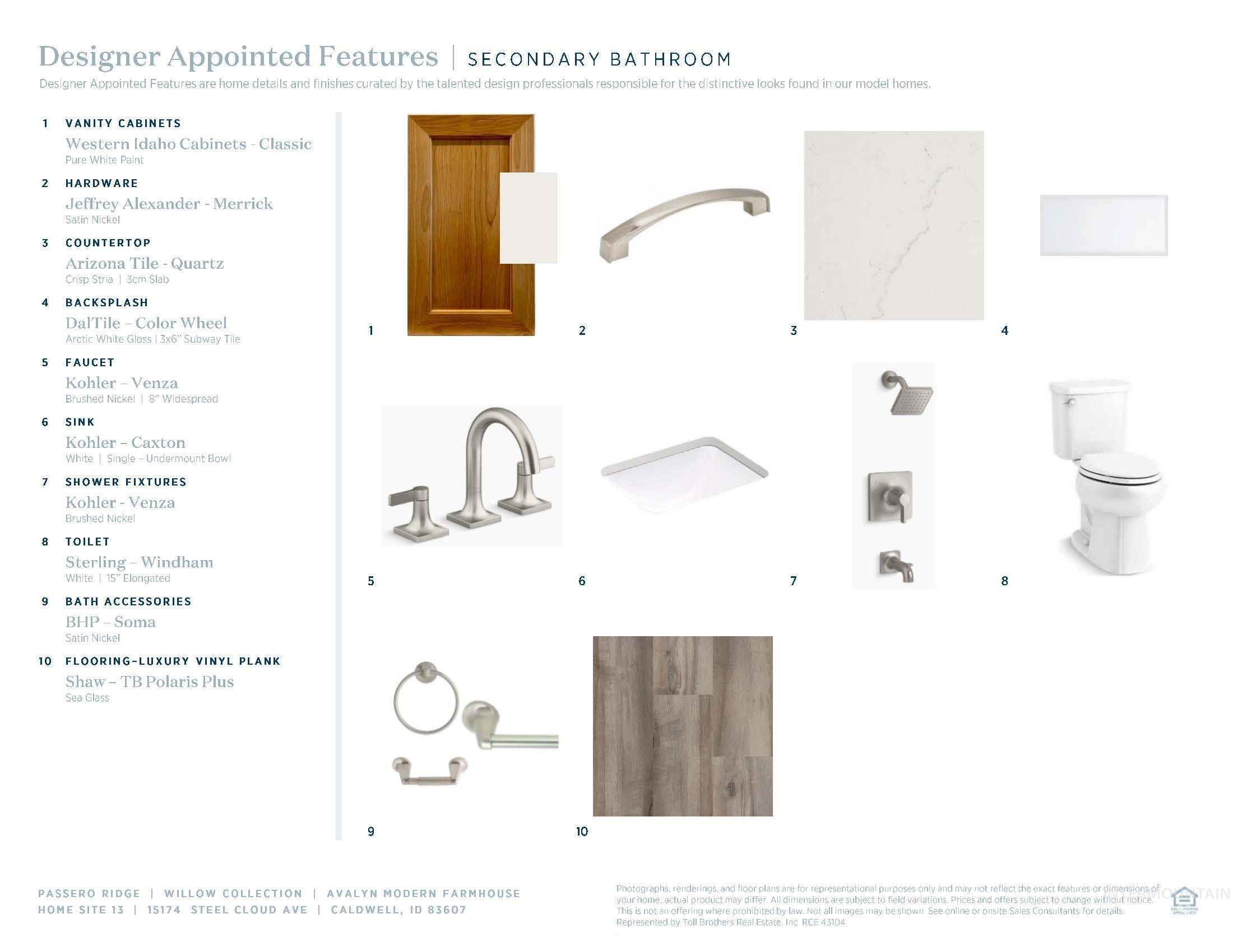 View of a document with a collage of images