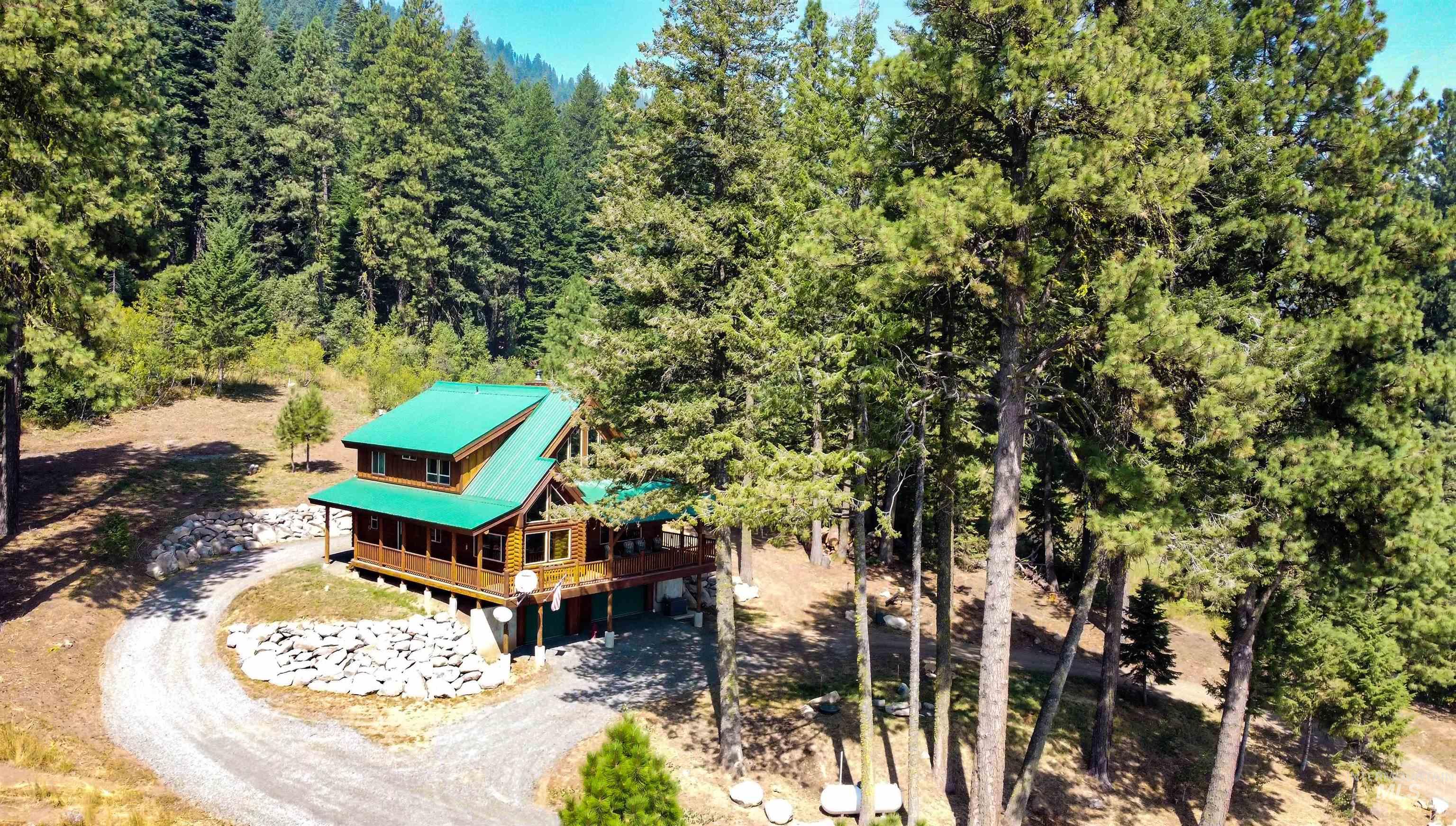View from above of property