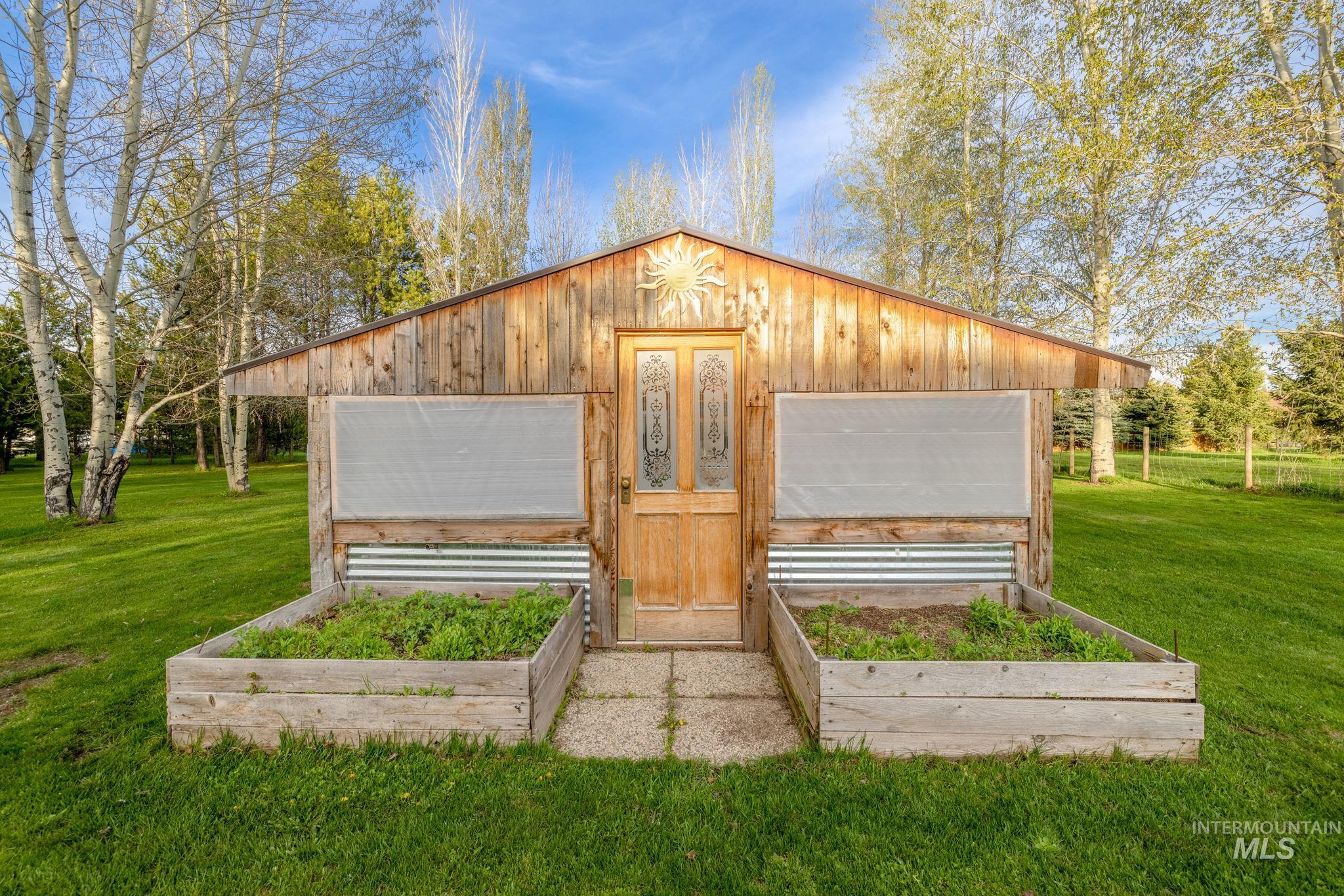 Heated green house