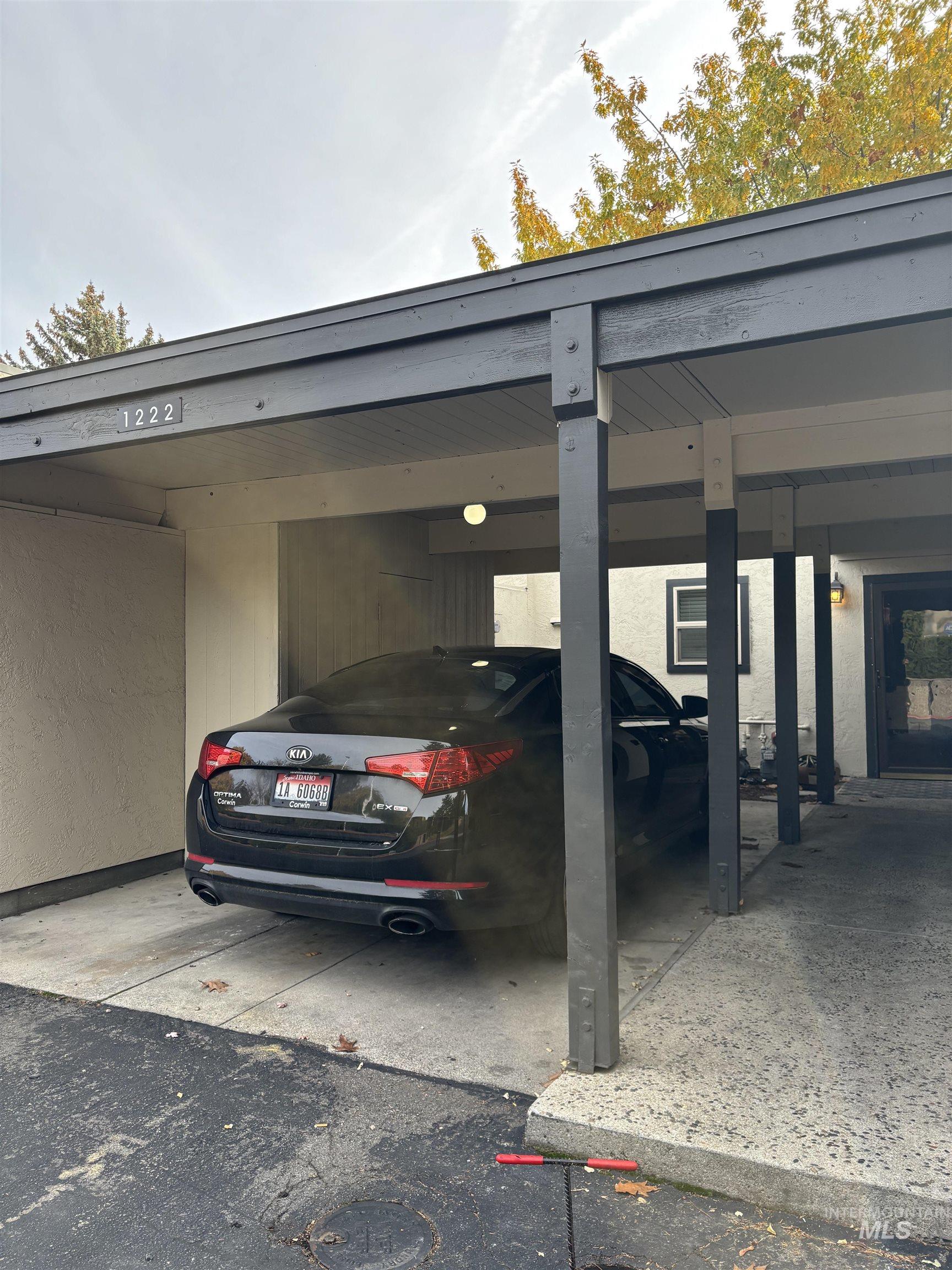 View of vehicle parking