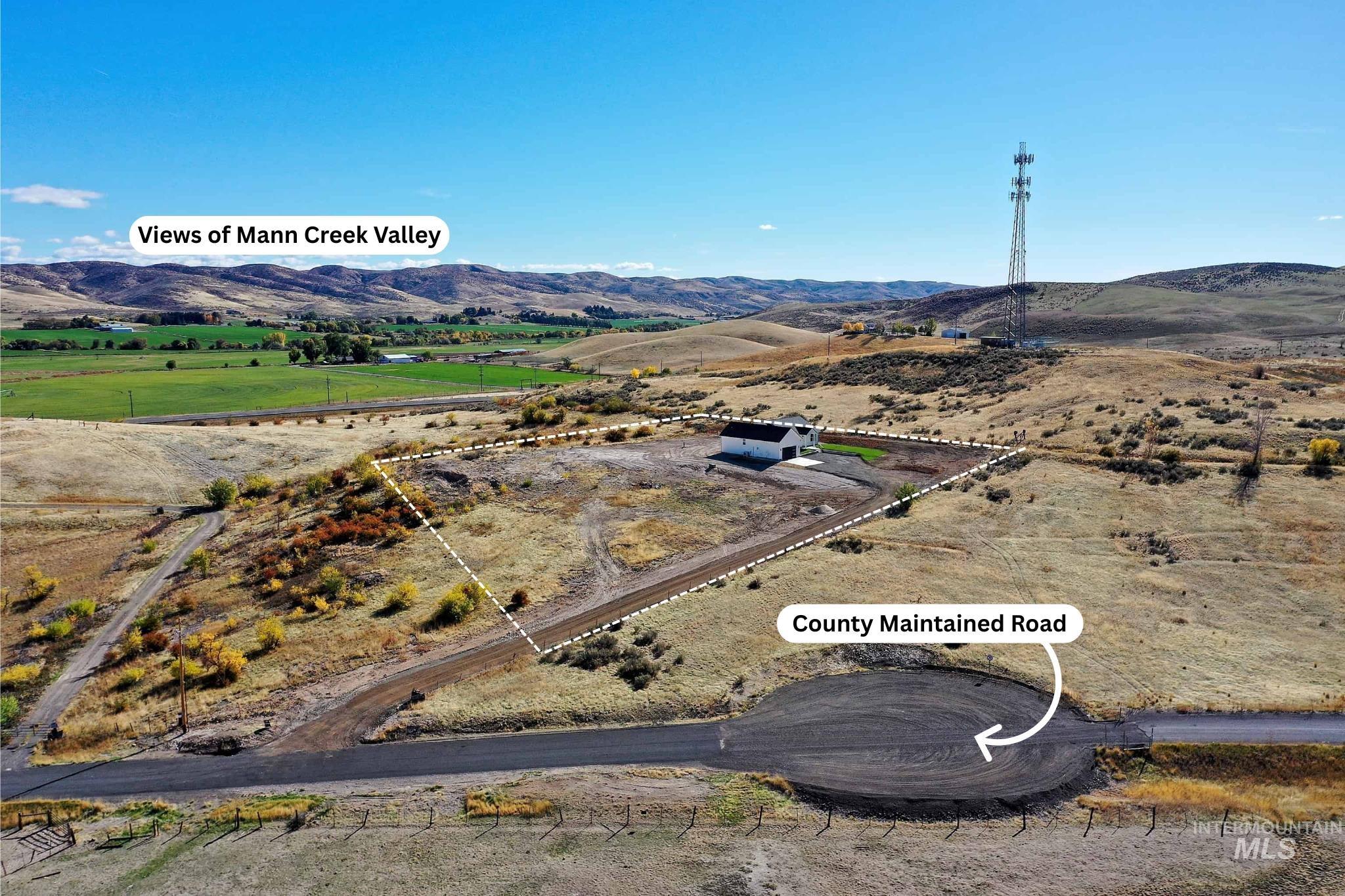 View of rural area featuring a mountainous background