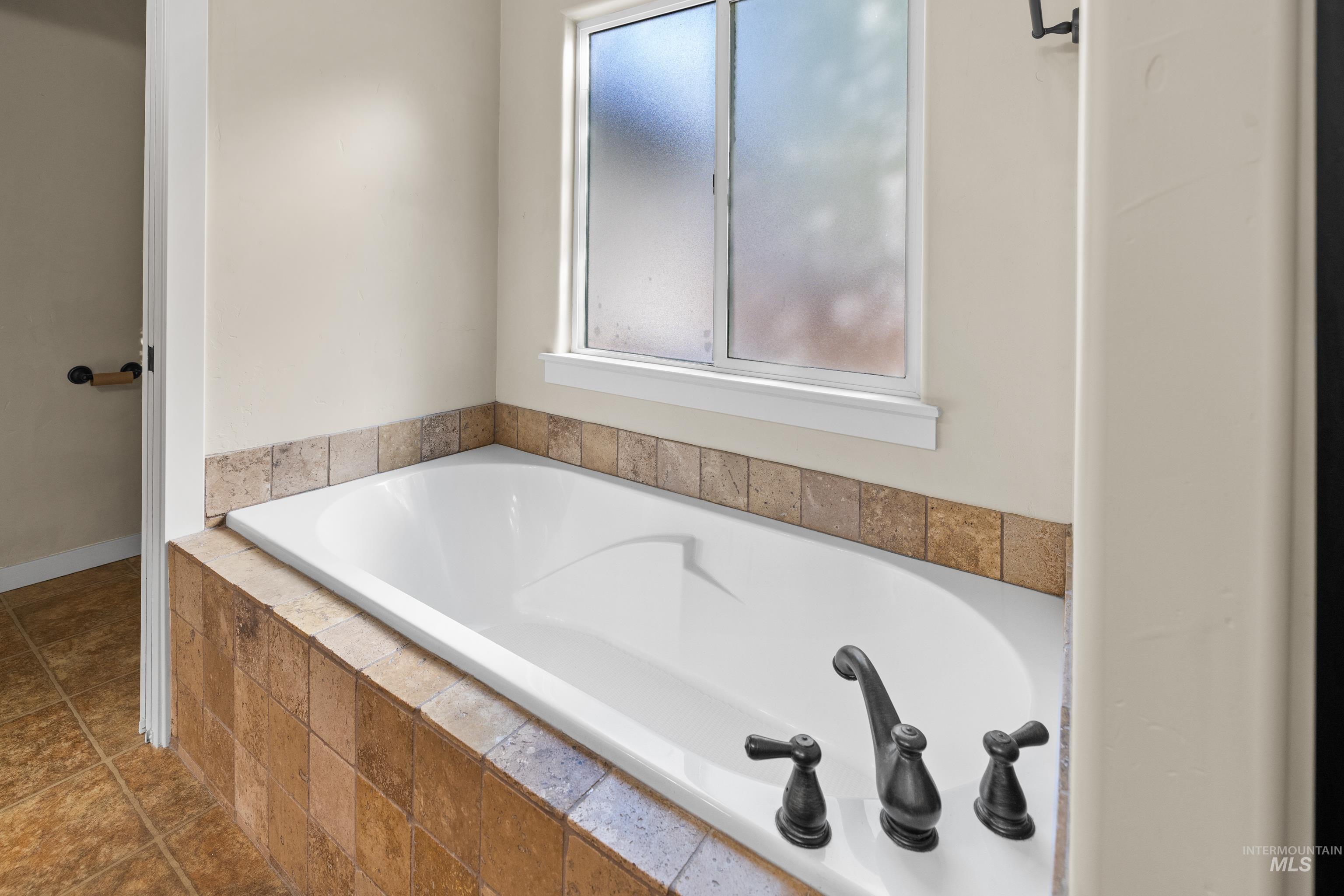 Bathroom with a bath