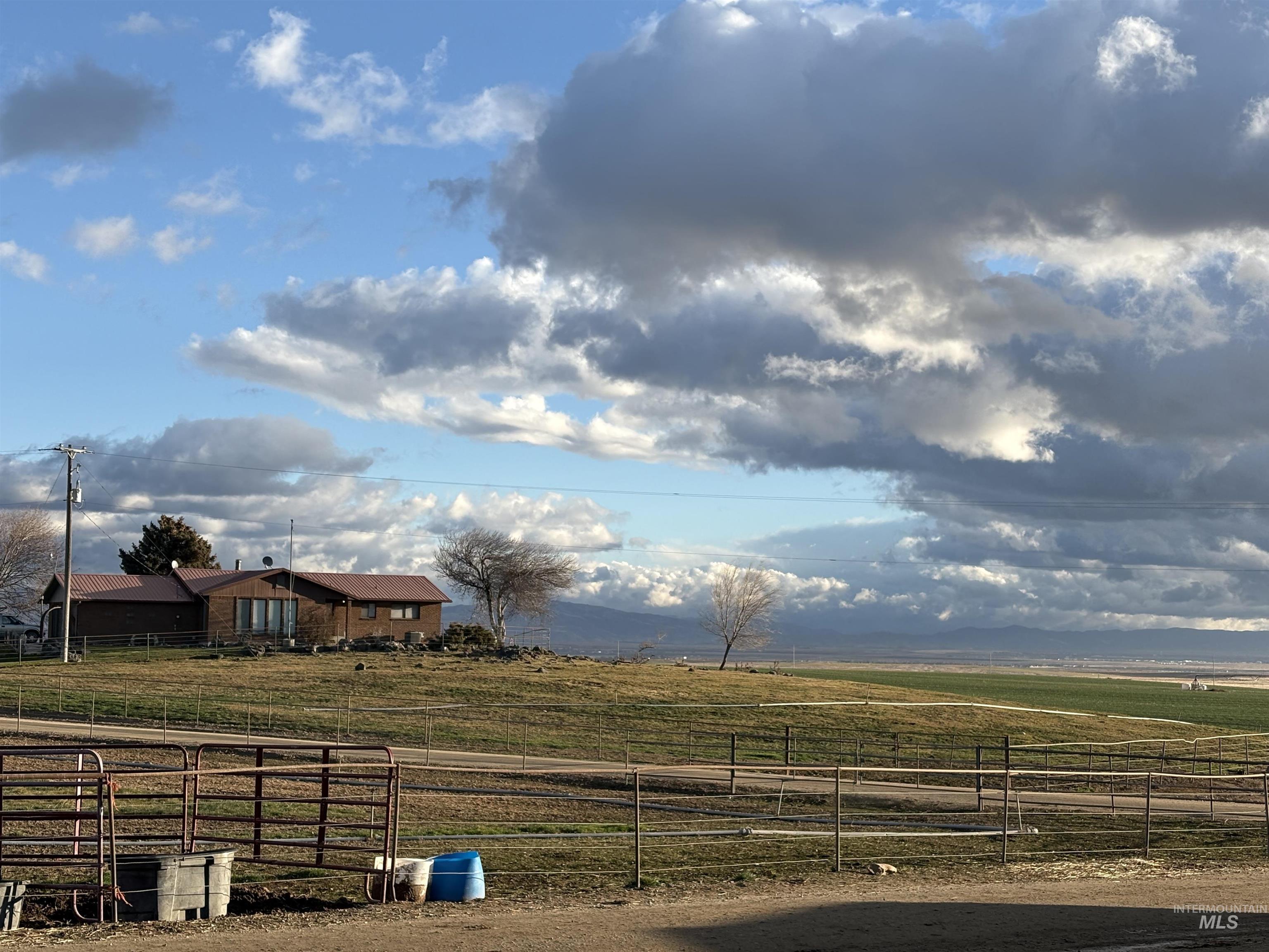 View of yard featuring a rural view
