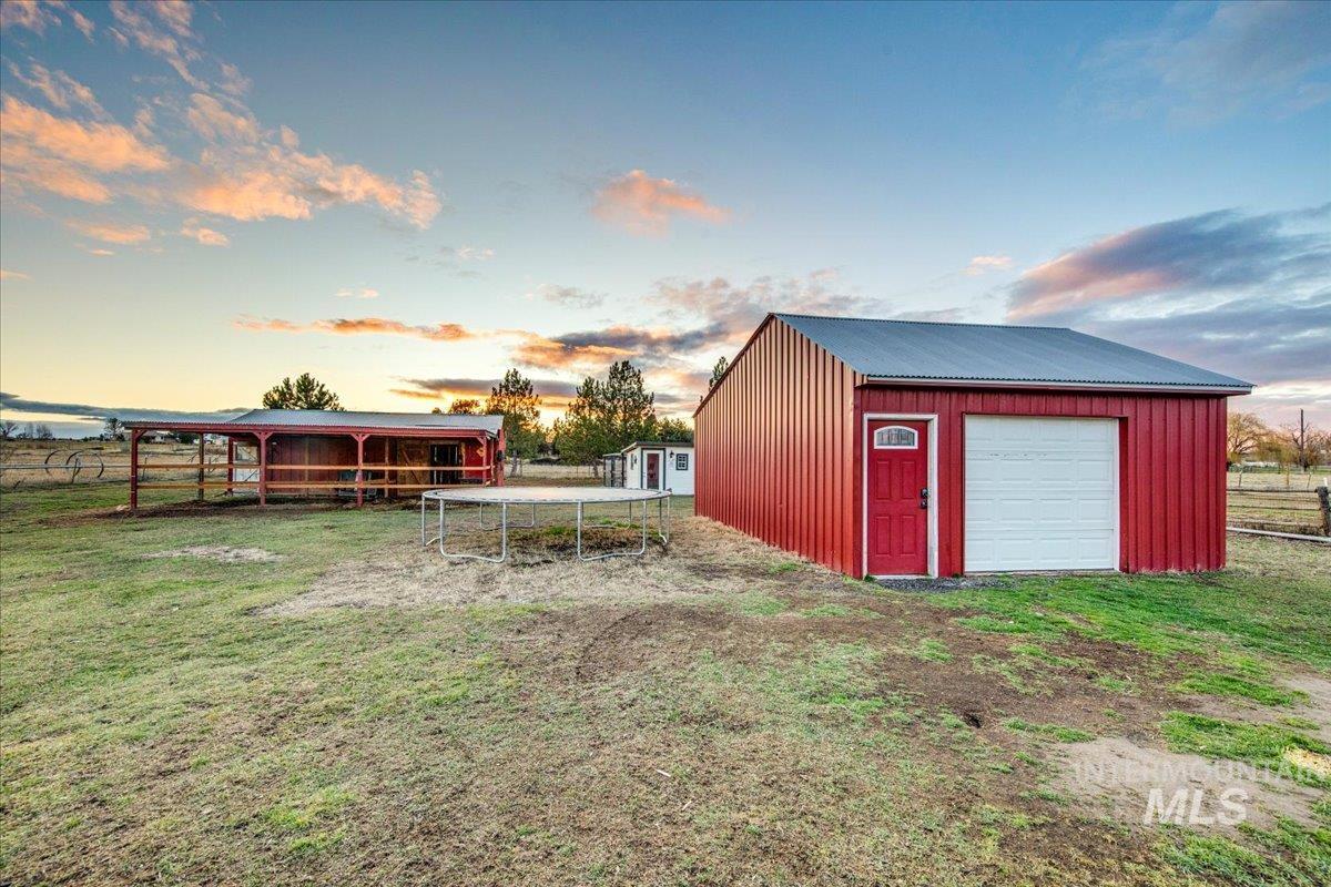 View of outdoor structure