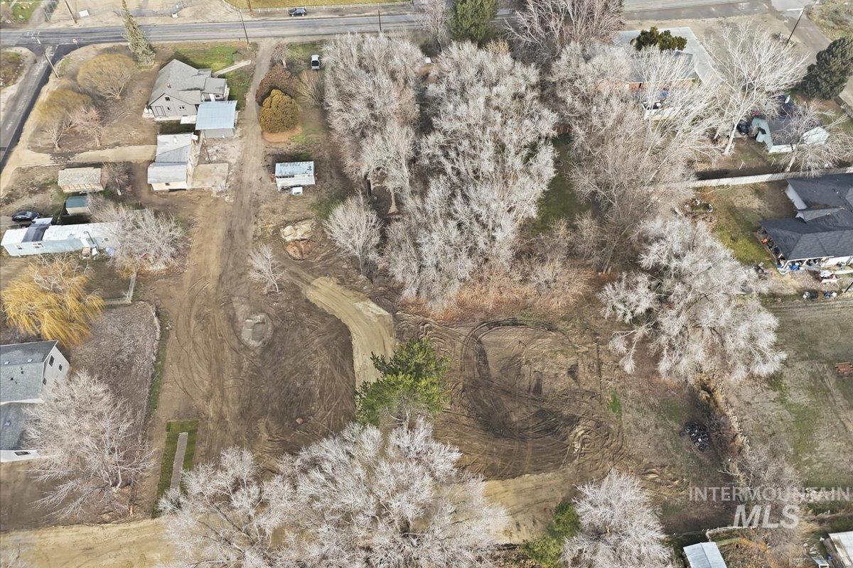 Aerial overview of property's location