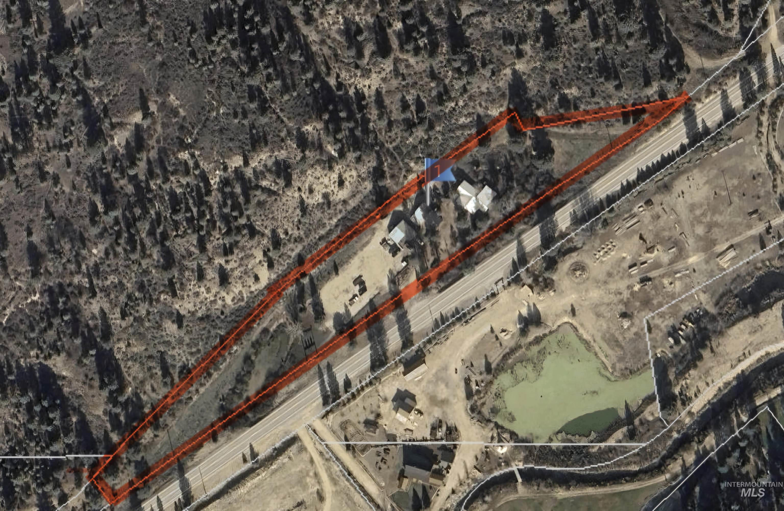 Map / location featuring property boundaries highlighted