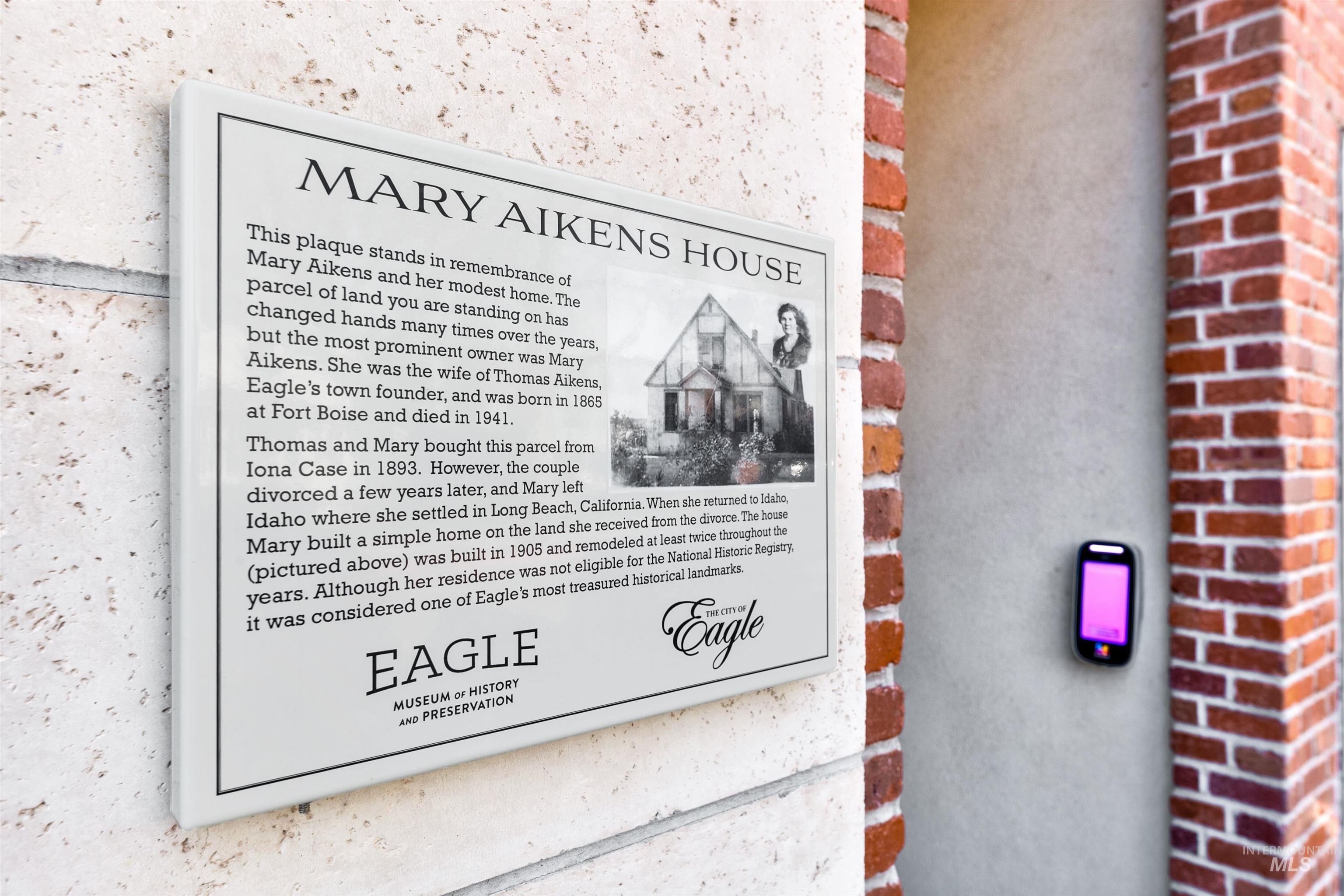 Exterior view of brick siding