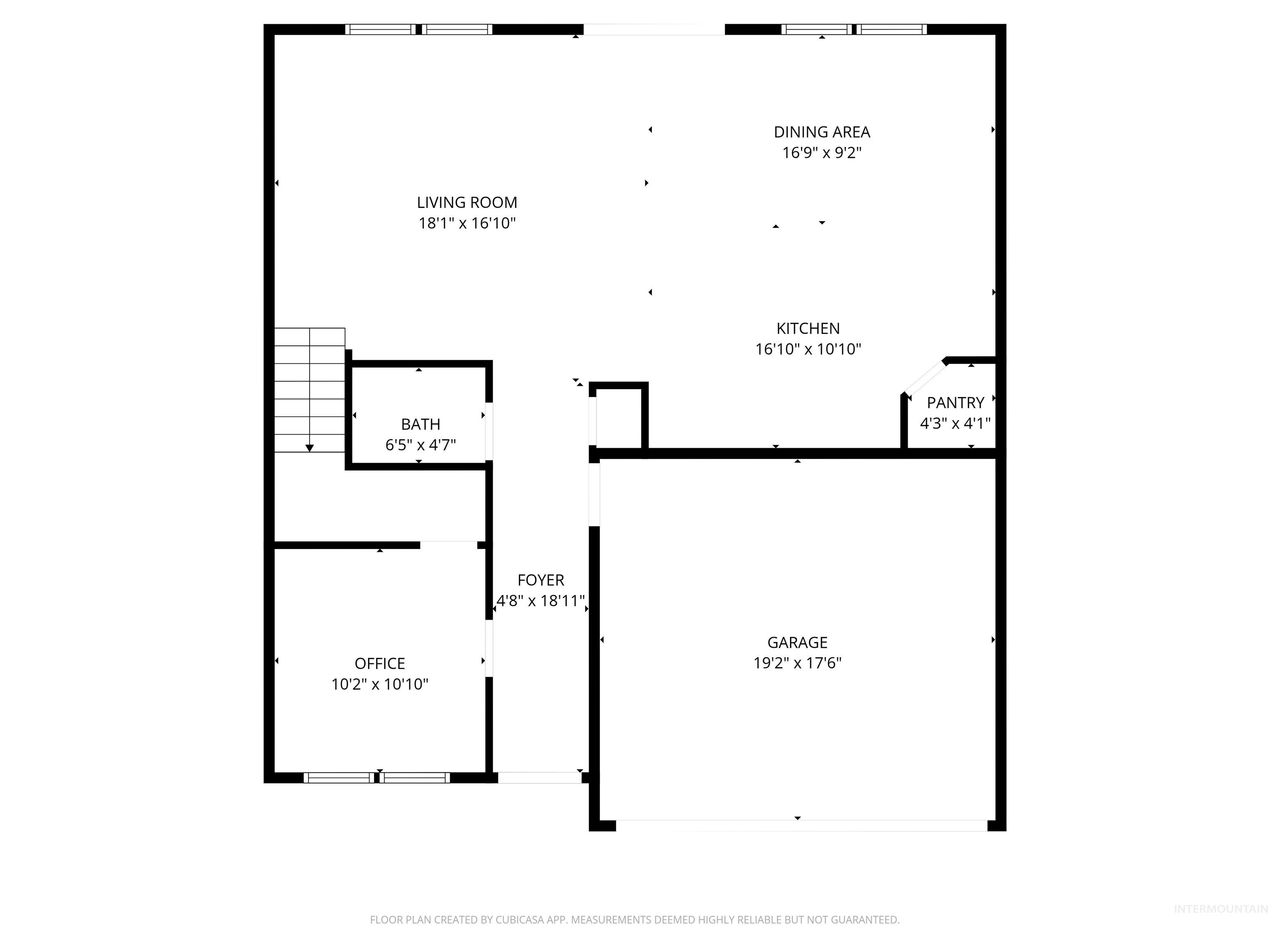 View of home floor plan