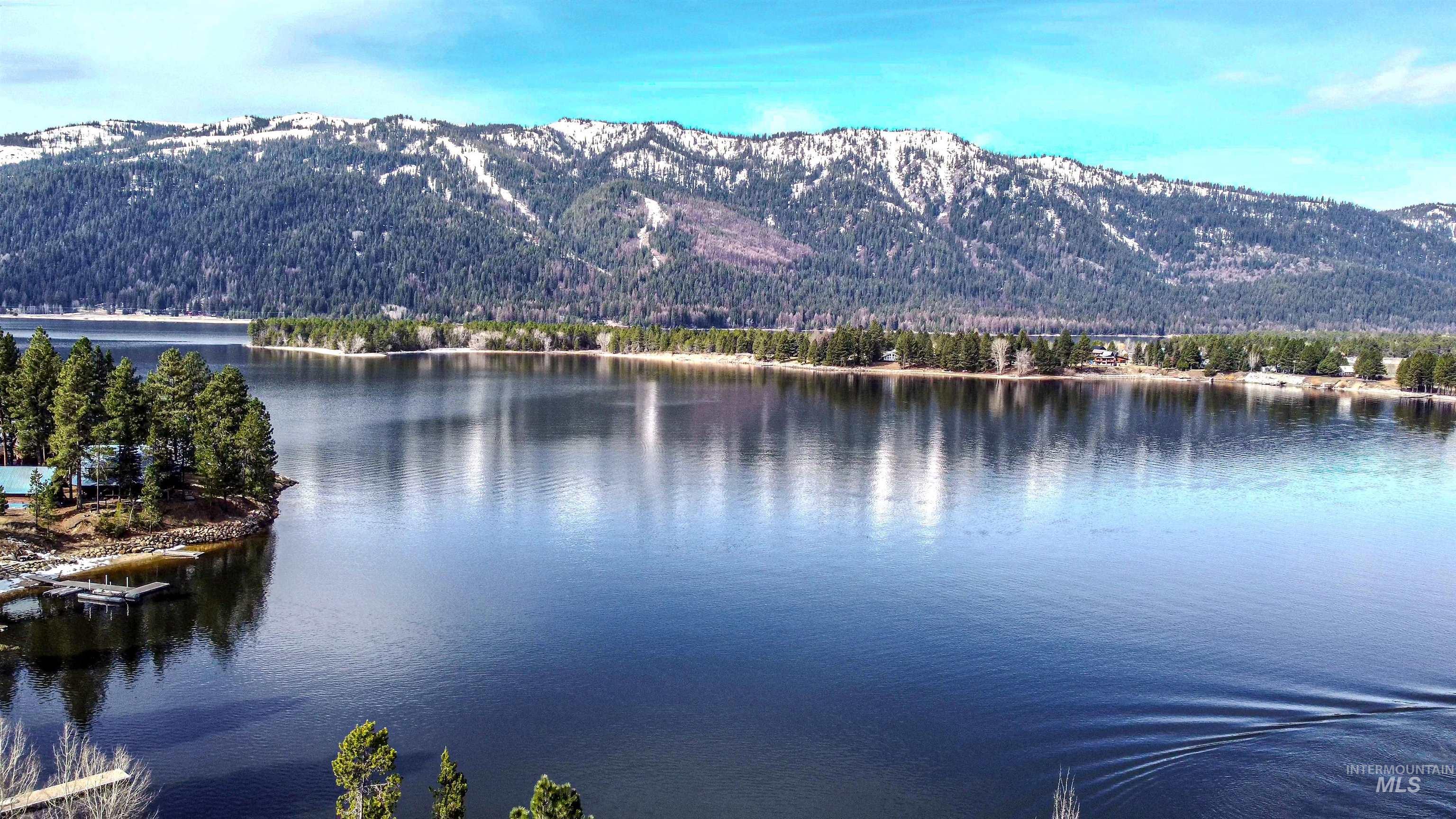 Water view with a mountain backdrop