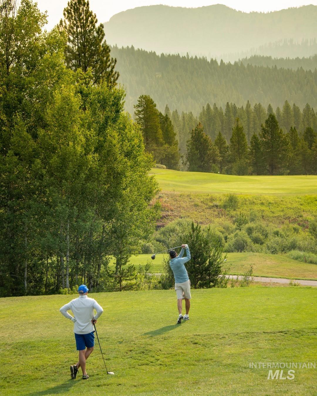 View of home's community golf course