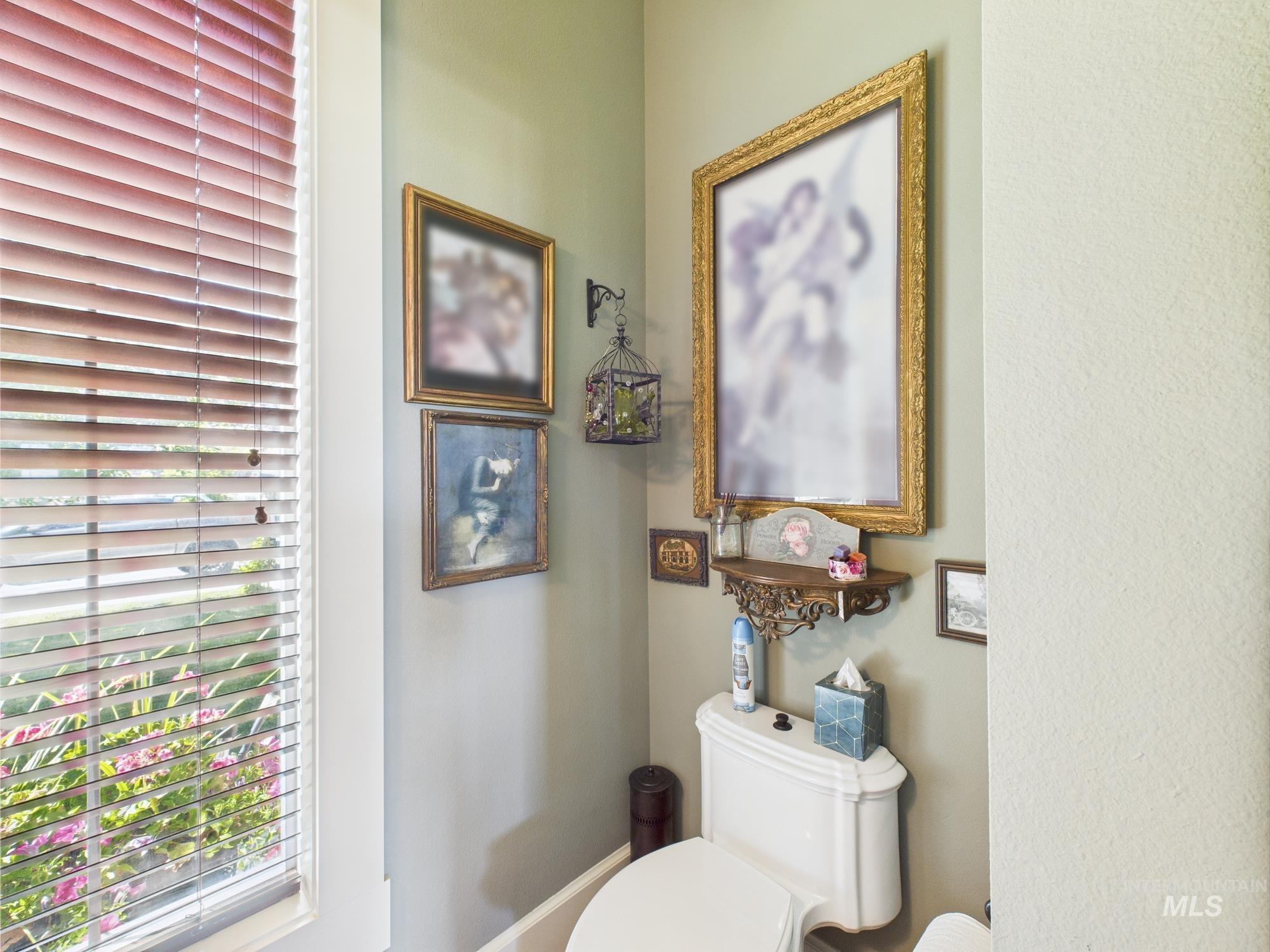 Half bathroom featuring toilet