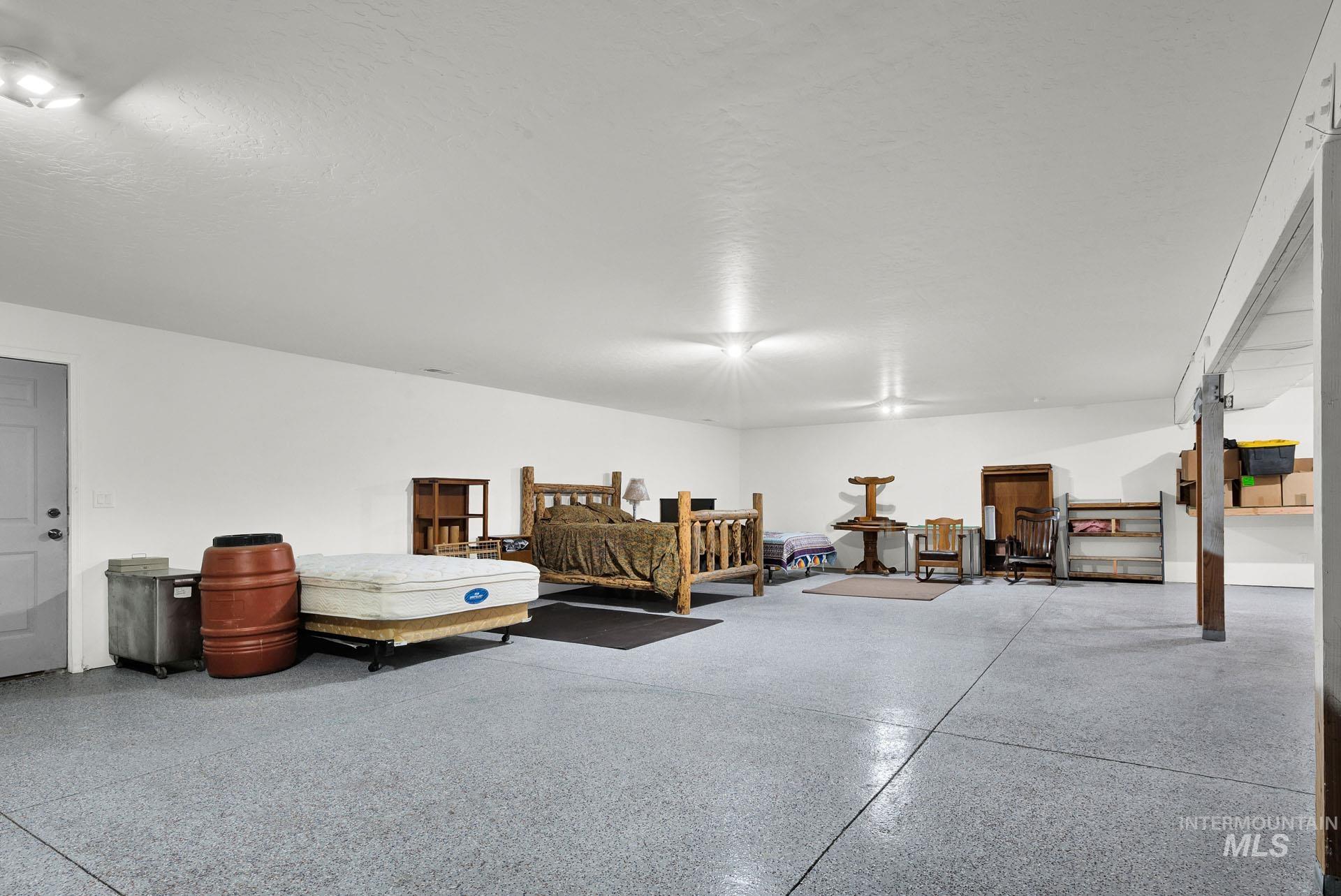 Basement area for storage - additional room for recreation and access to the outside