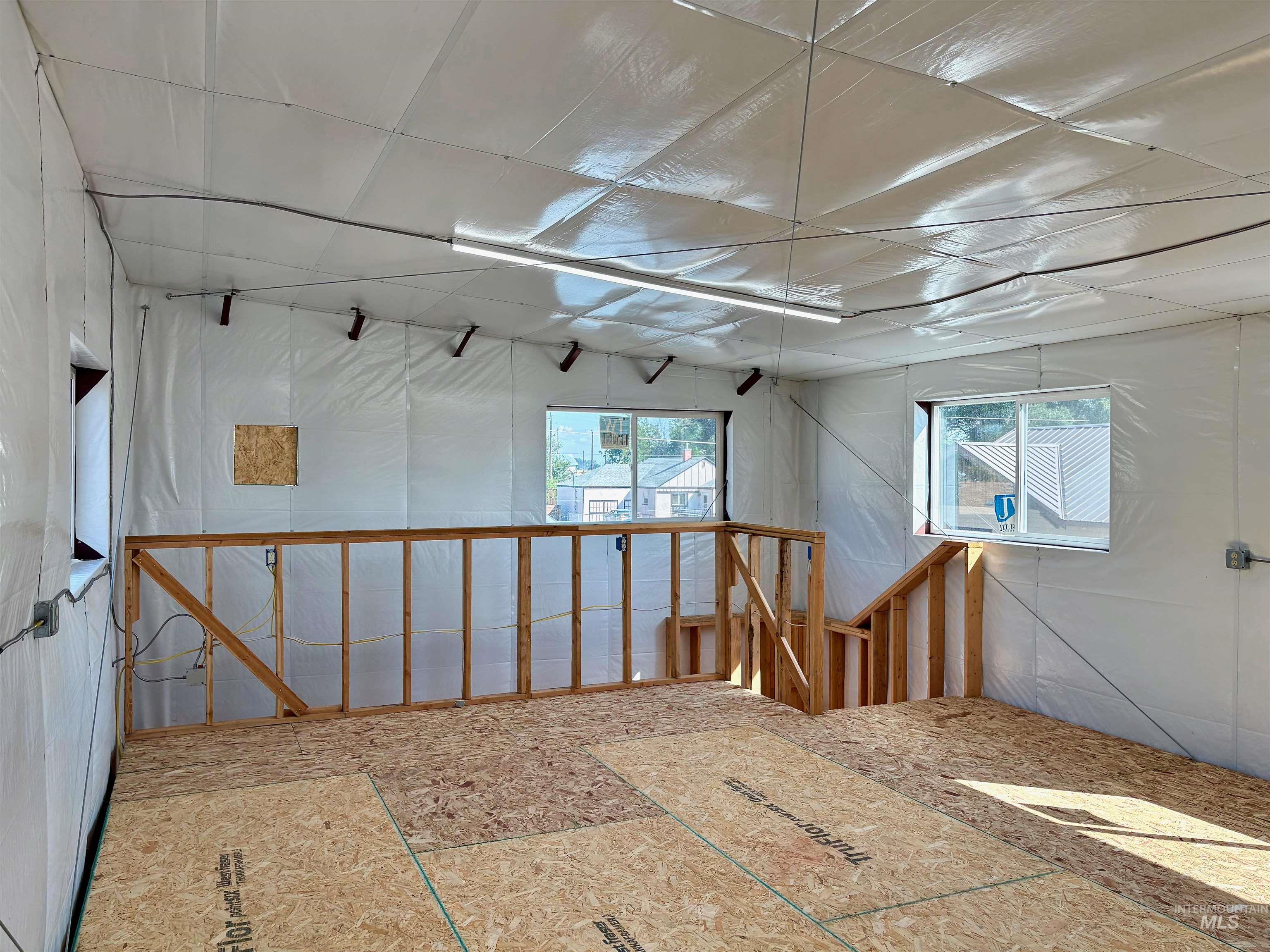 Upstairs living space