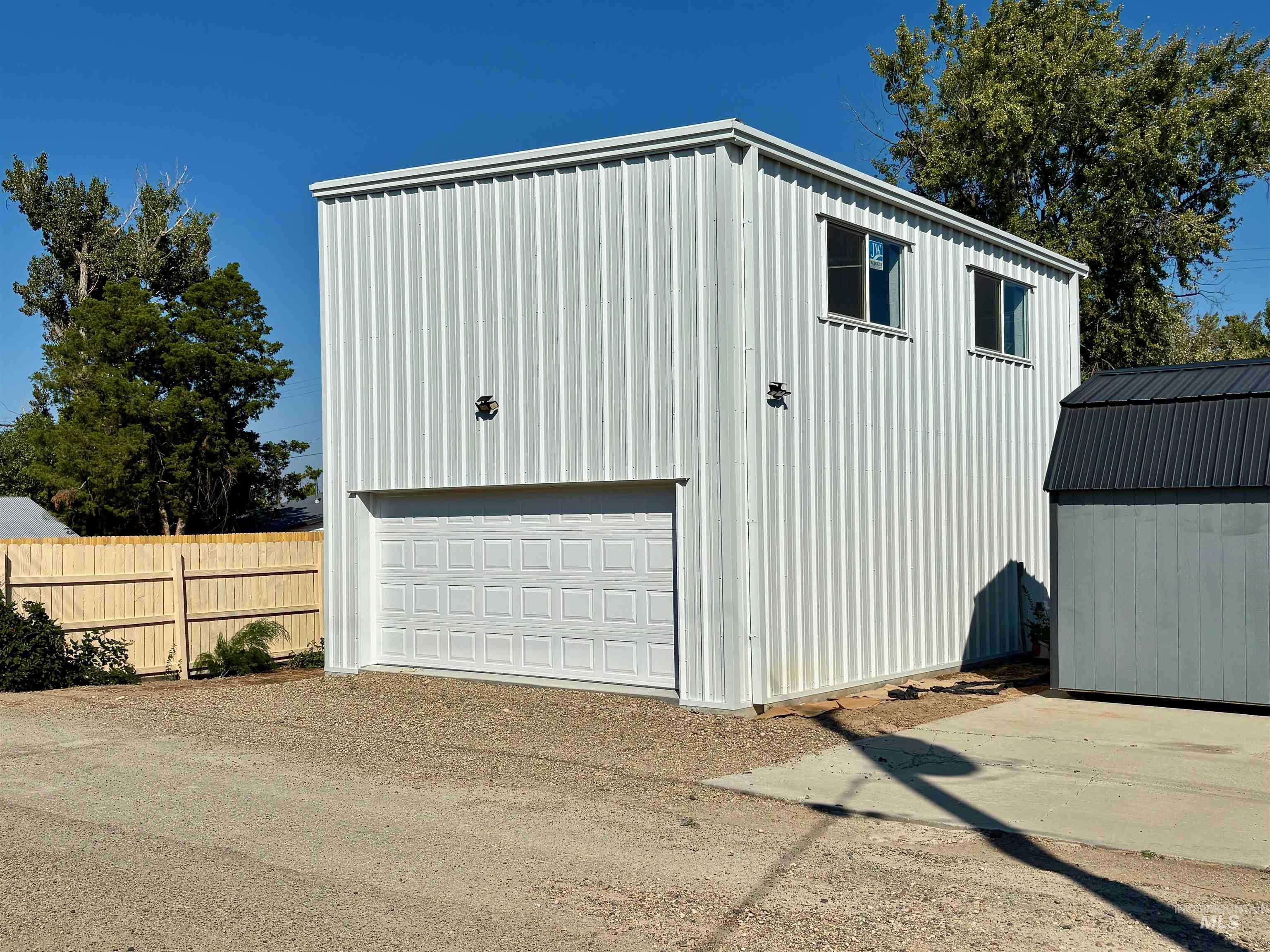 View from alley access