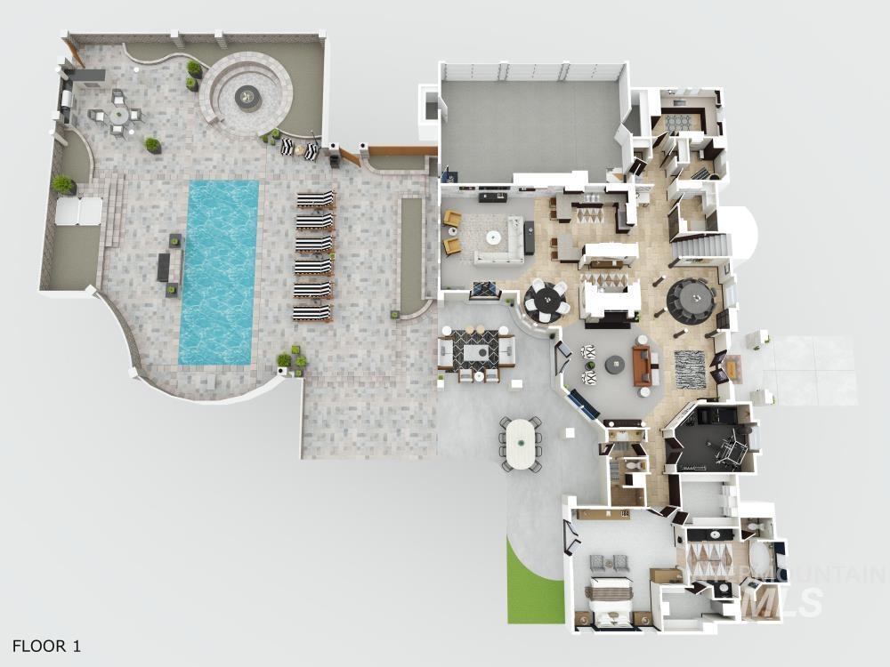 View of room layout