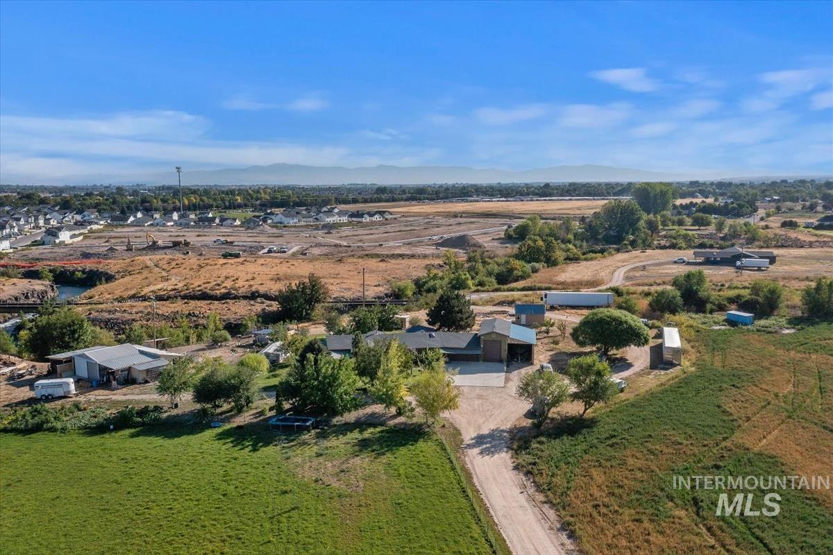 View of rural area with mountains