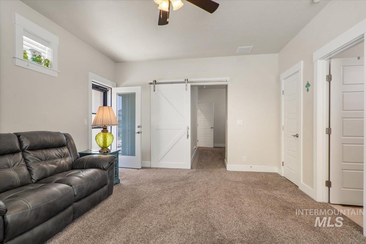 You can access the ADU from inside or outside the house.