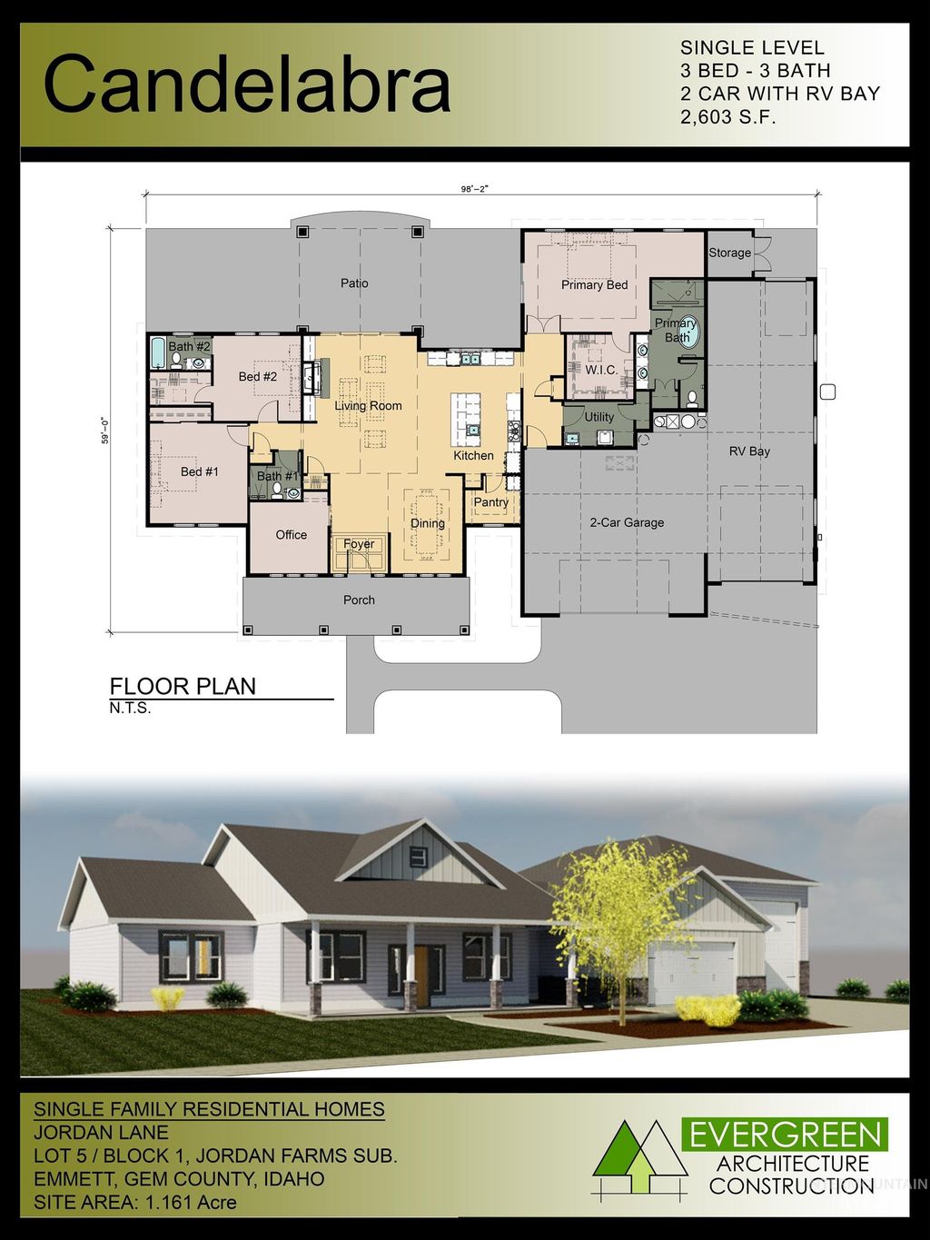 Photo of 2945 Cottonwood Lane, Emmett, ID 83617 (MLS # 98950195)