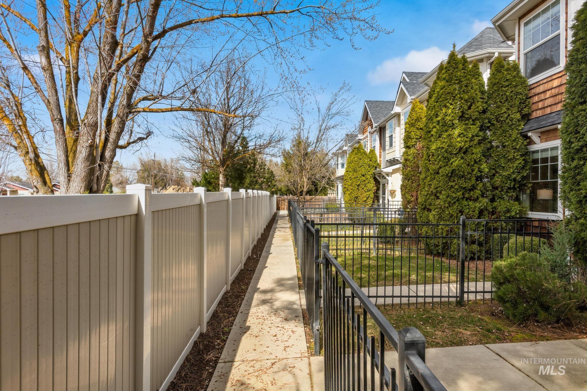 View of yard featuring a residential view