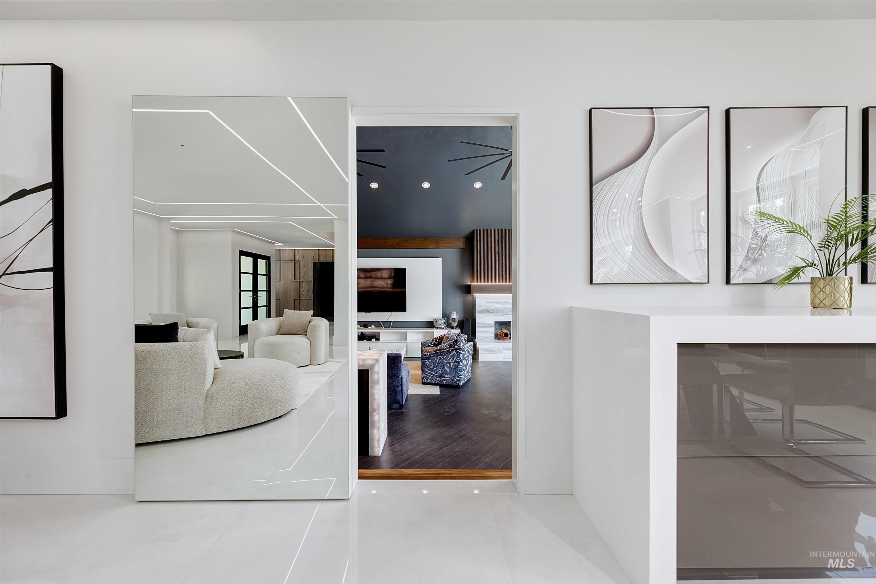 View of the doorway into the Great Room.