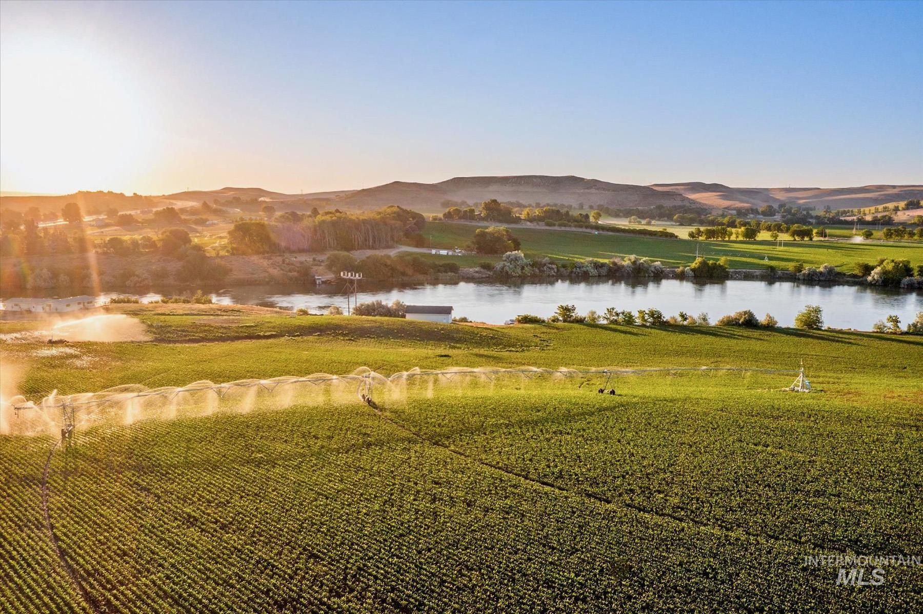 Mountain view featuring a large body of water