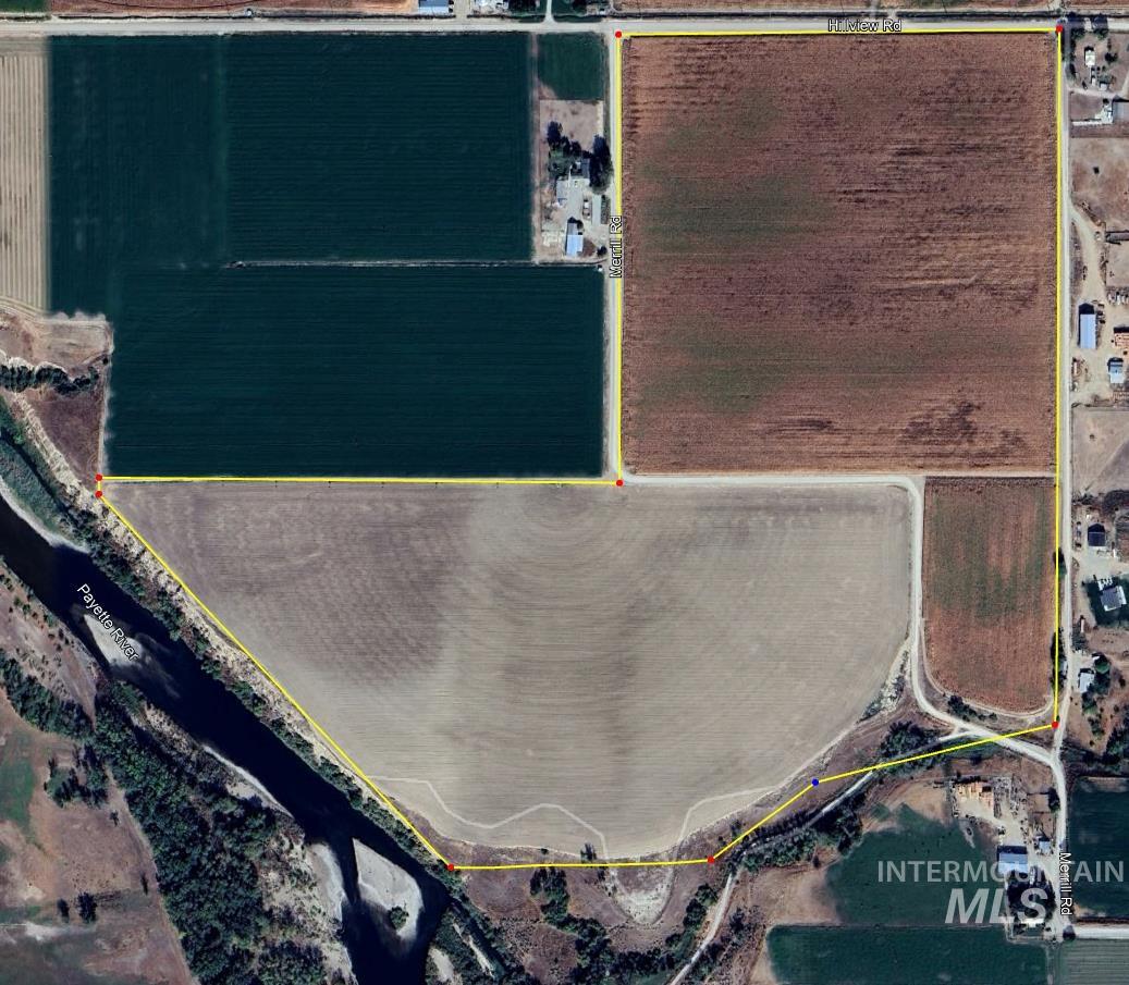 Map / location with property boundaries highlighted