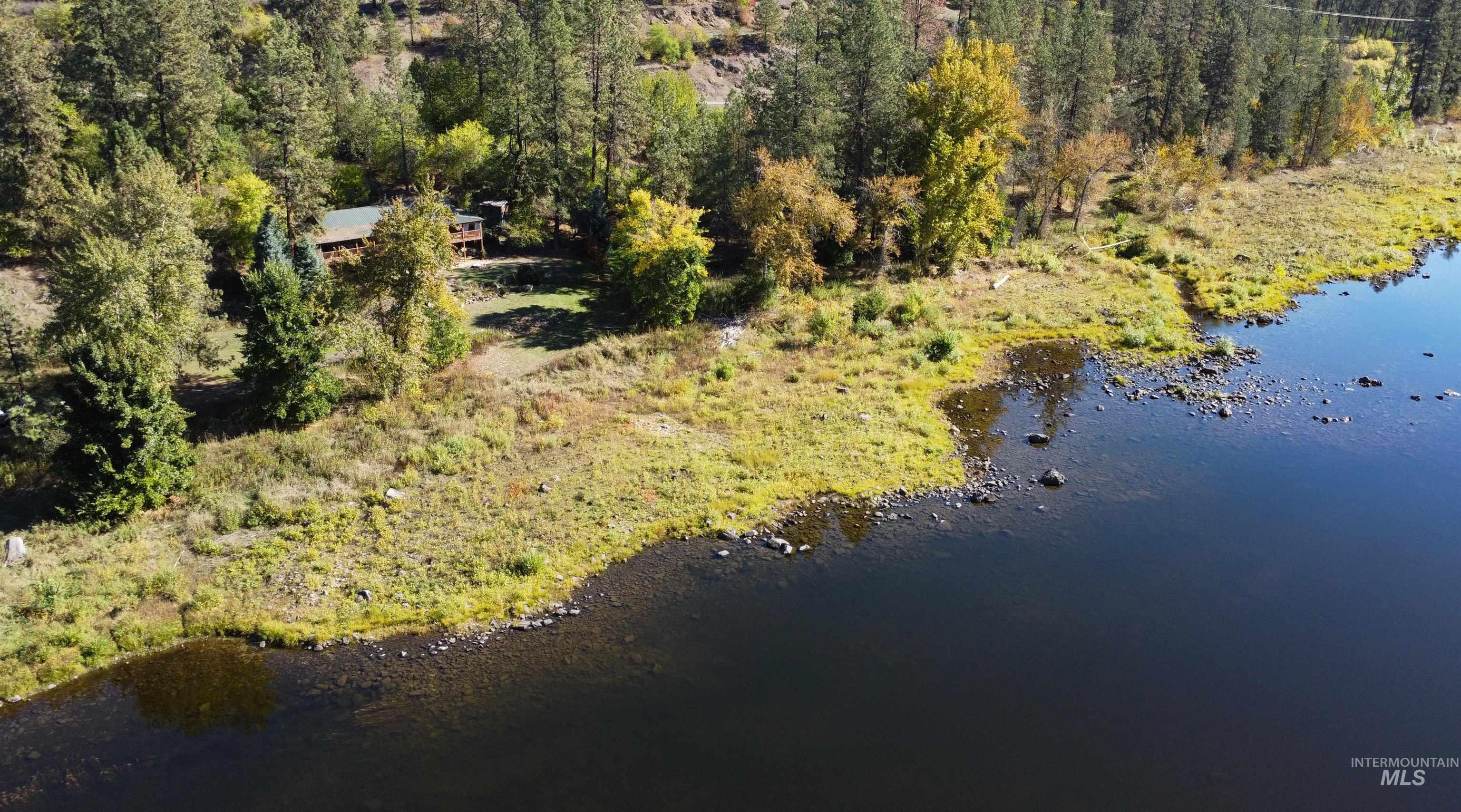 Bird's eye view of a large body of water