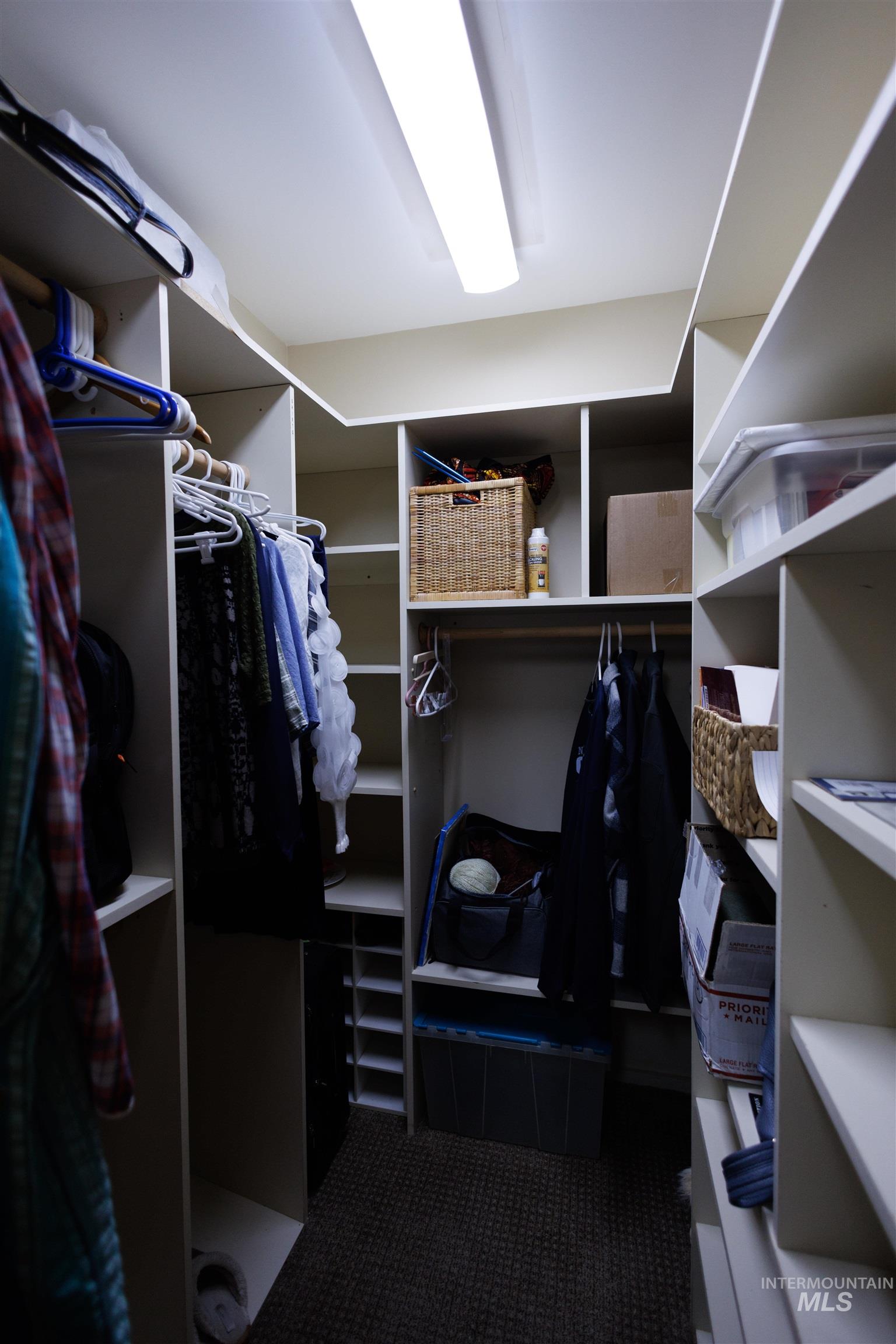 View of spacious closet