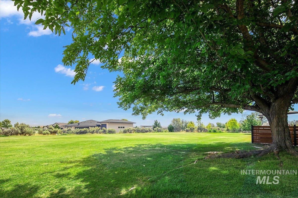 View of green expansive grounds