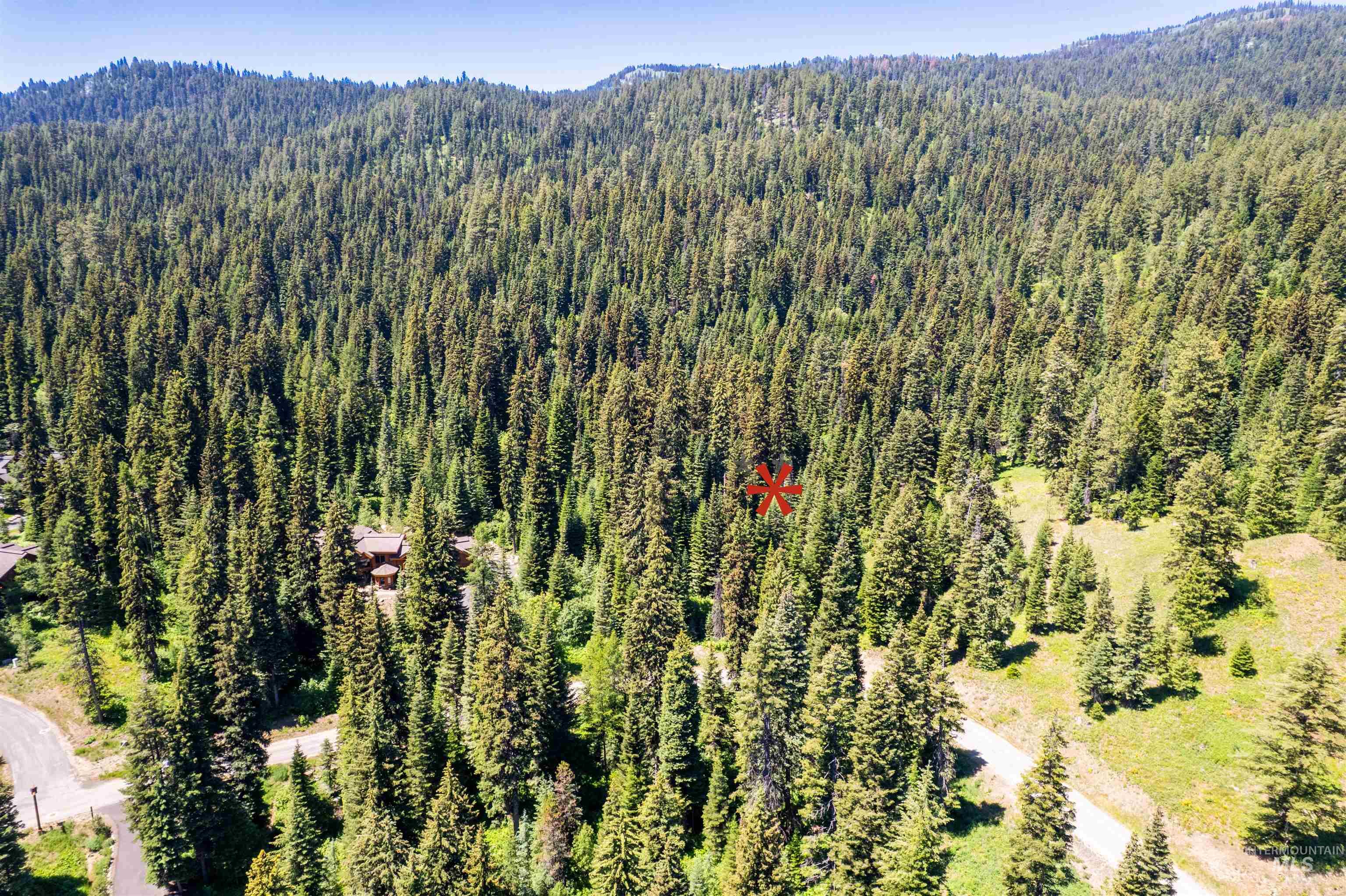 Aerial view looking southwest.
