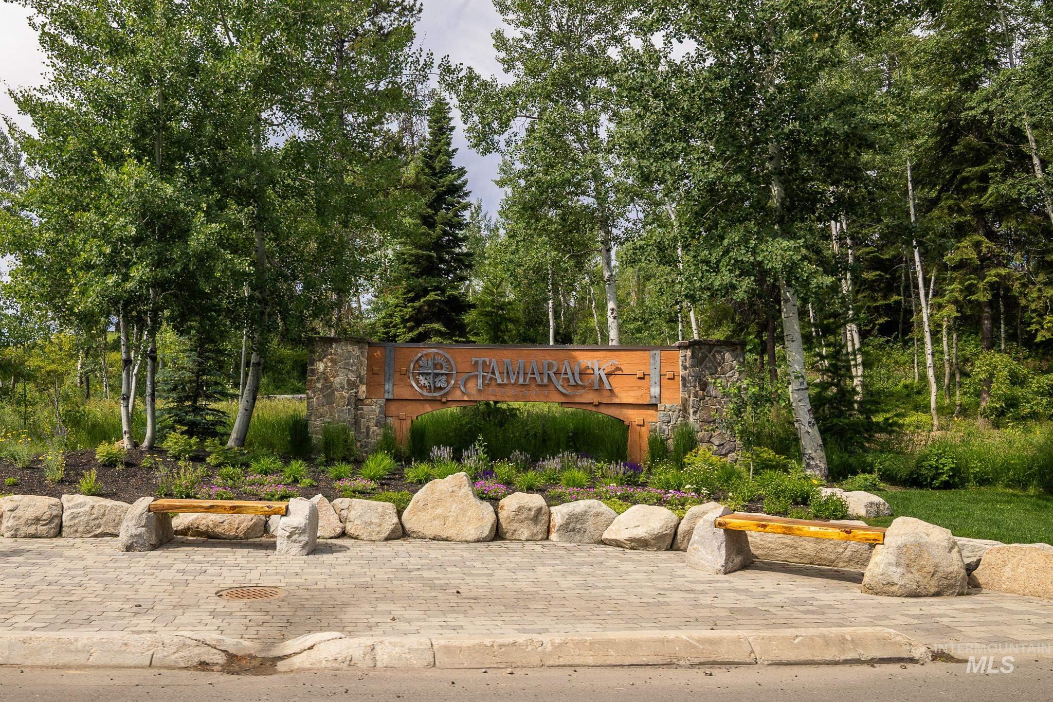The entrance to Tamarack Resort