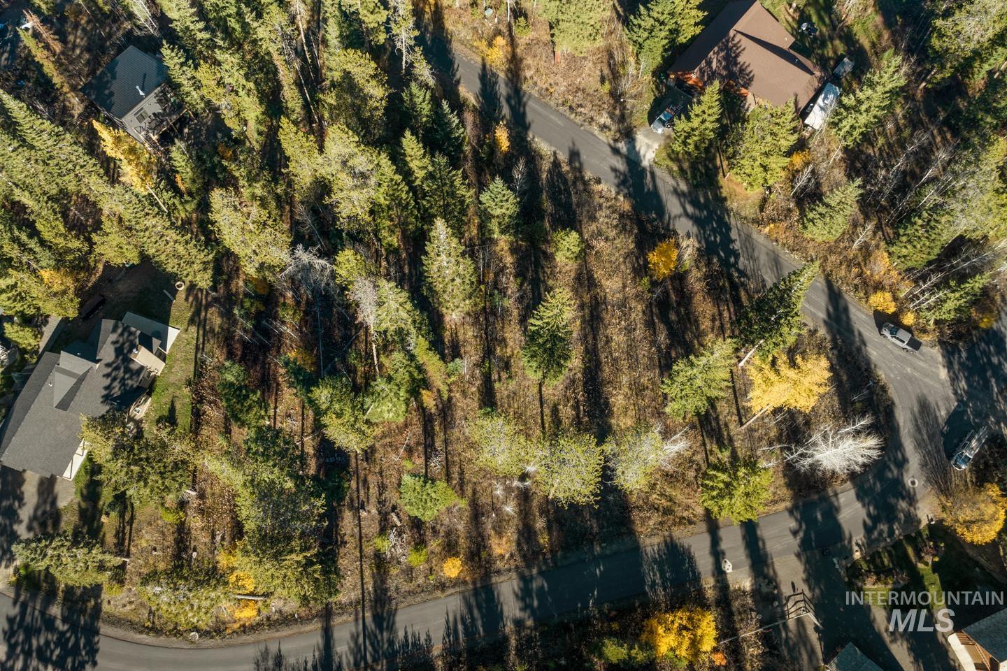 Aerial view of property's location