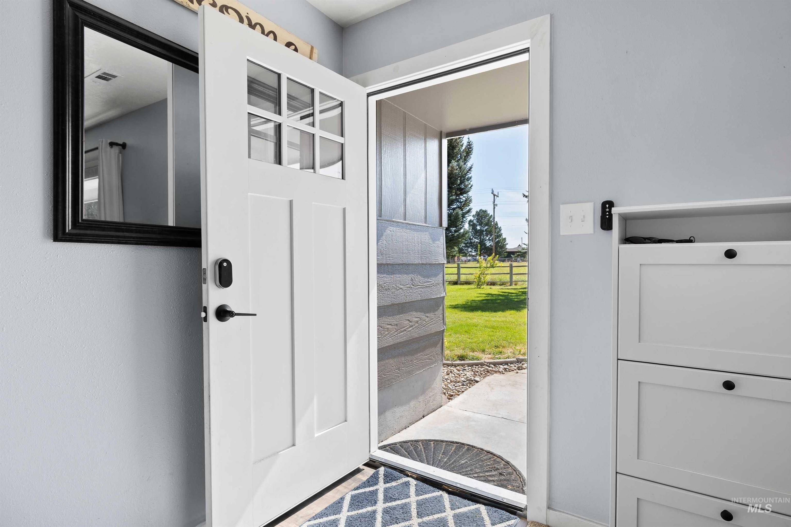 View of doorway to outside