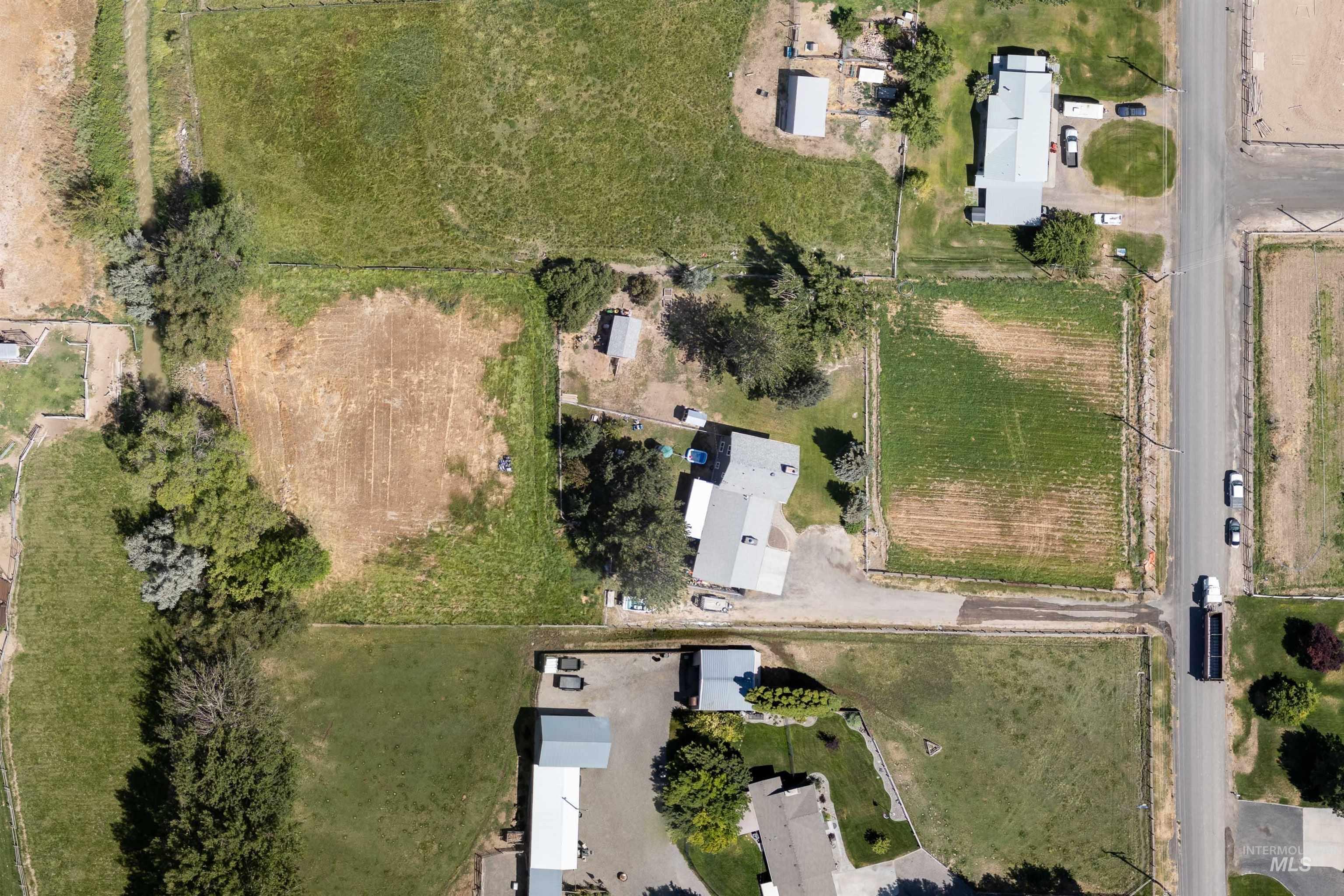 Aerial view of property's location