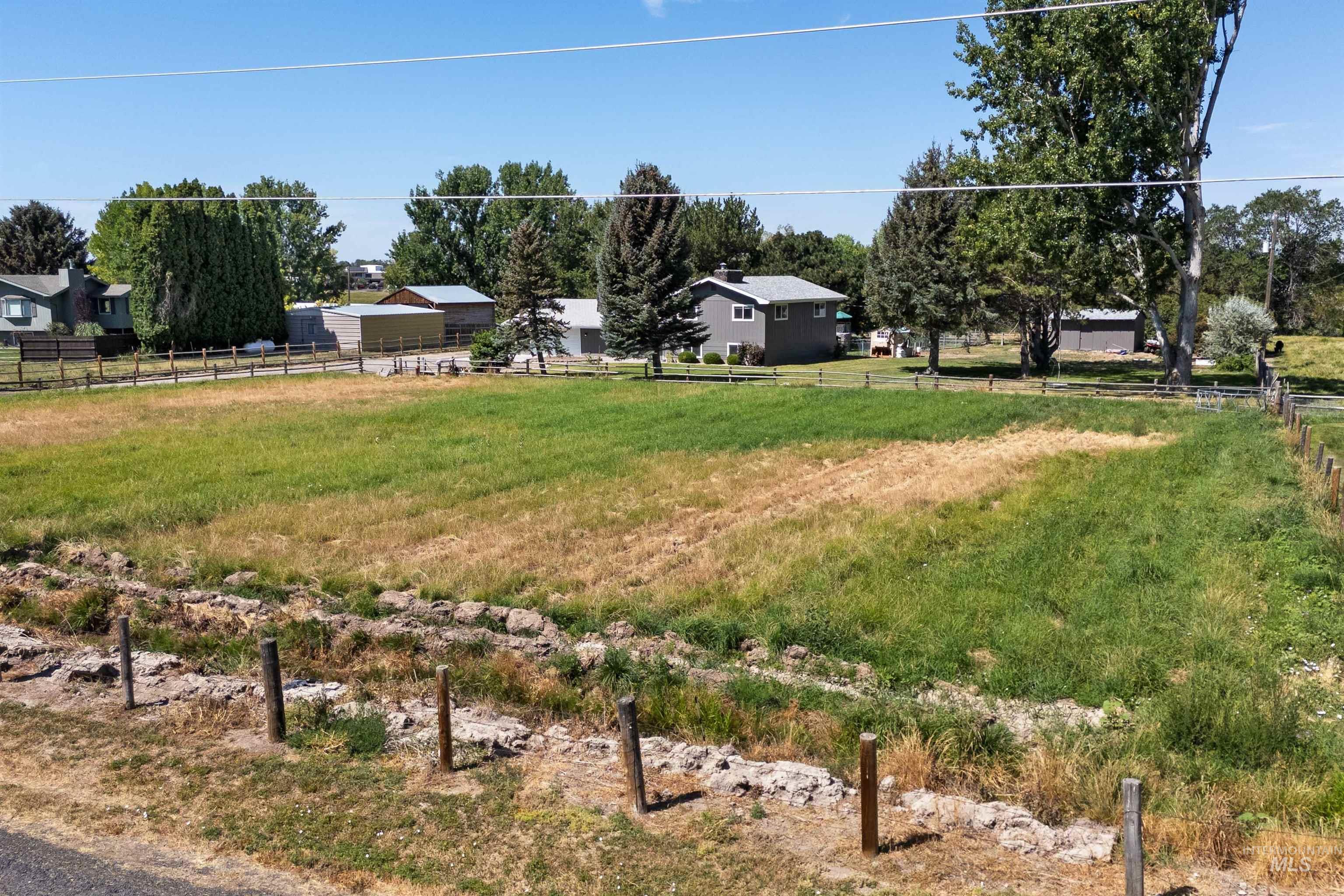 View of yard featuring a view of countryside