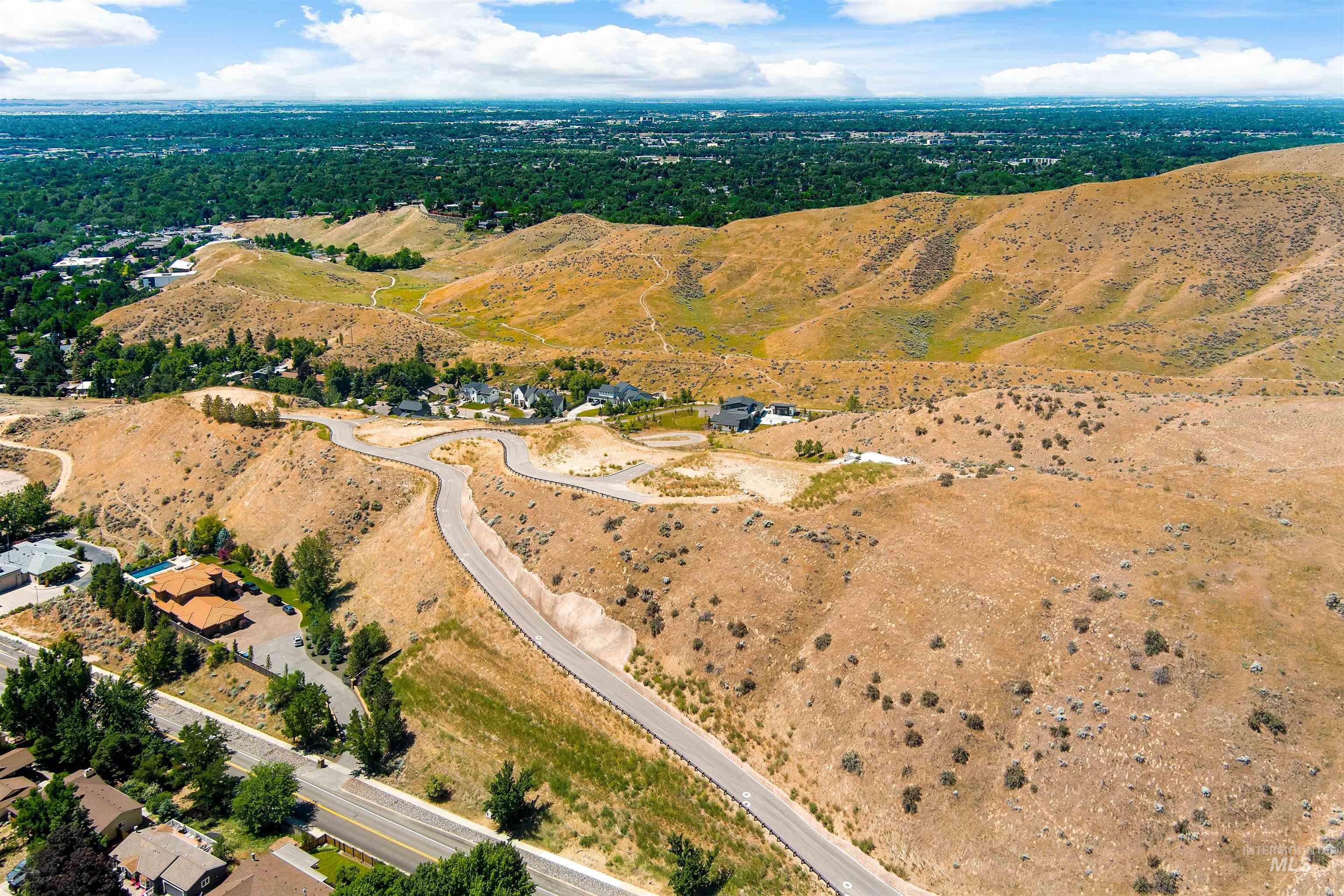 Aerial overview of property's location
