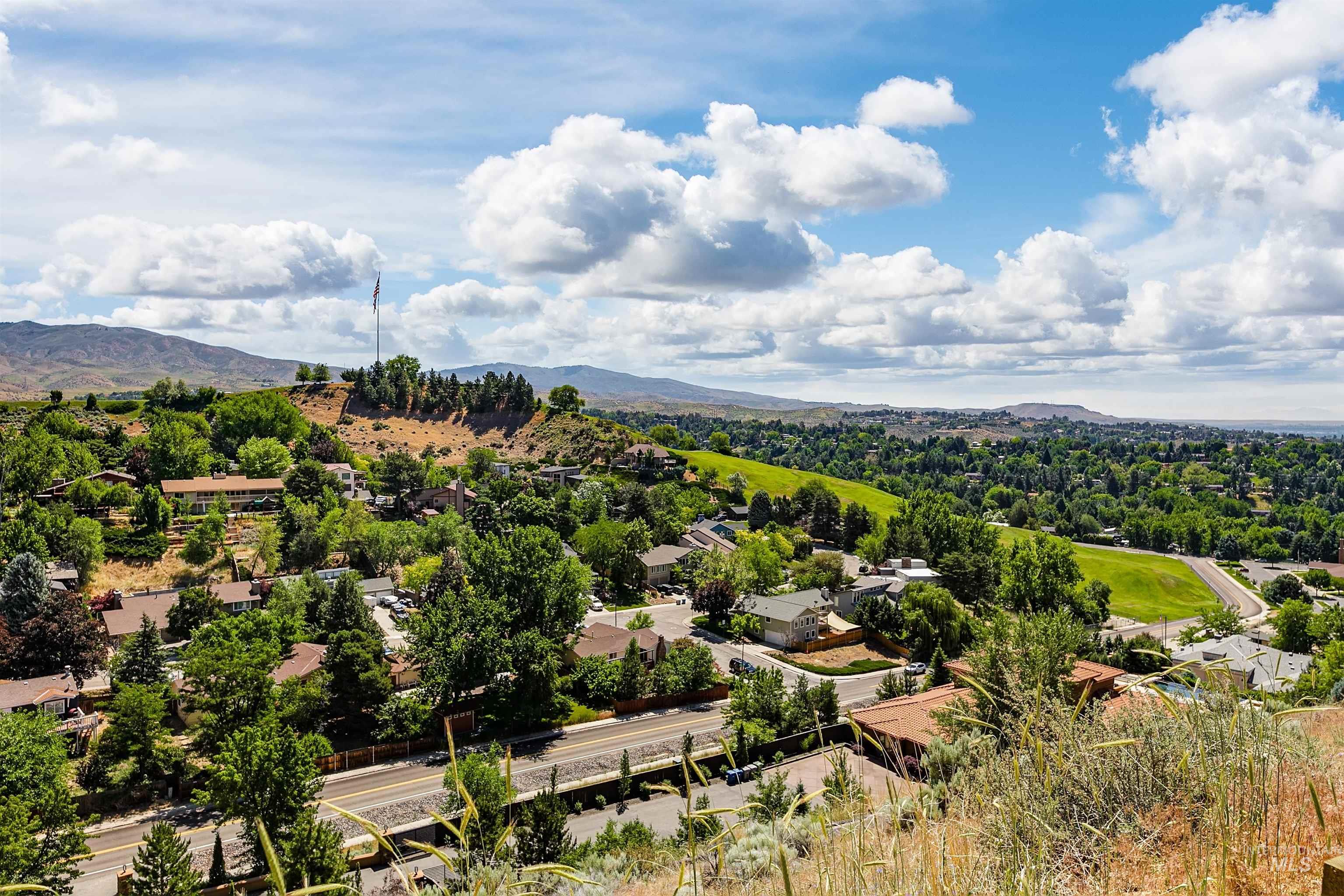 Bird's eye view of mountains