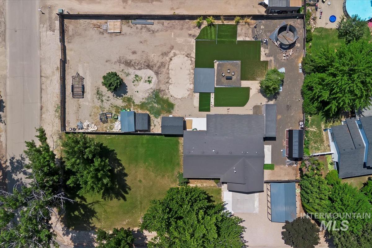 Aerial view of property's location