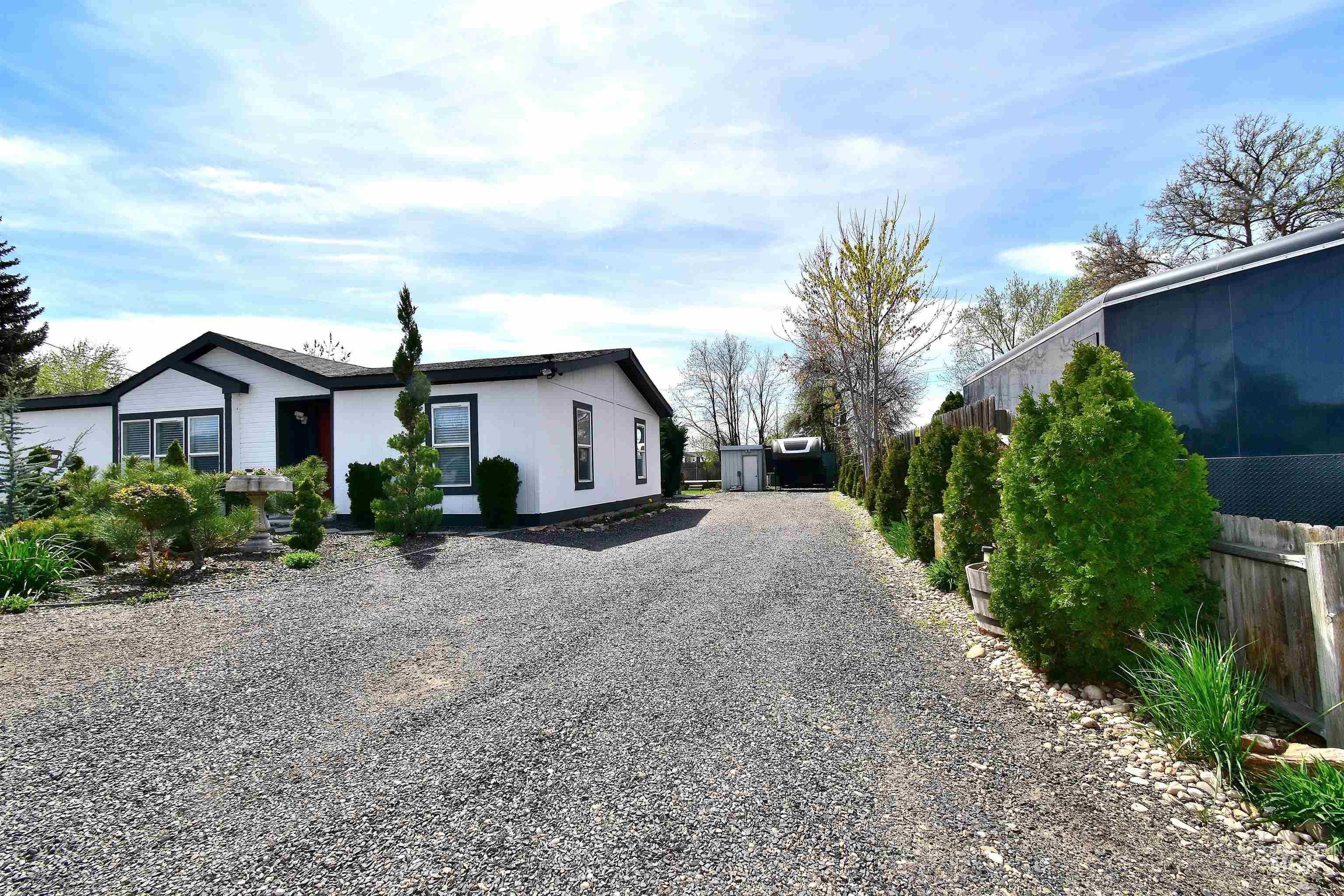 View of front of house featuring driveway