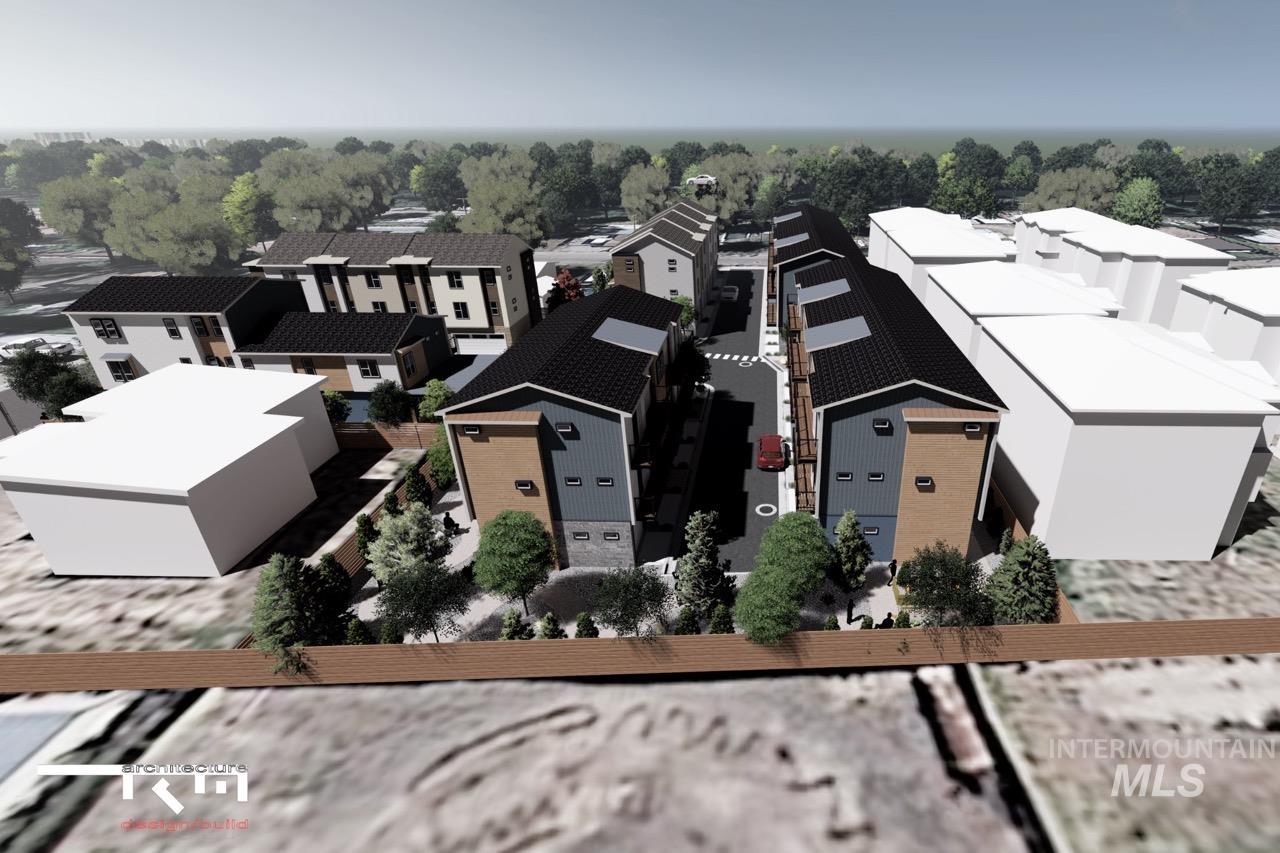 View of front of home with a residential view