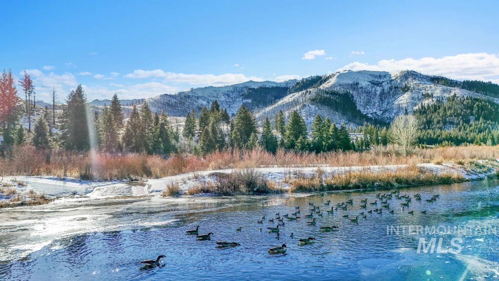 View of mountain background