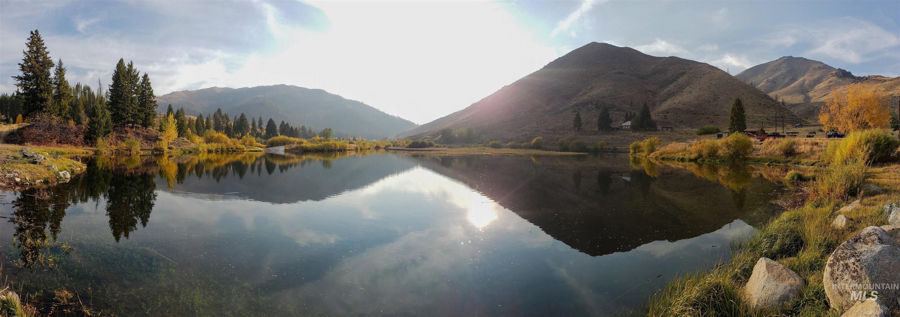 Water view with mountains