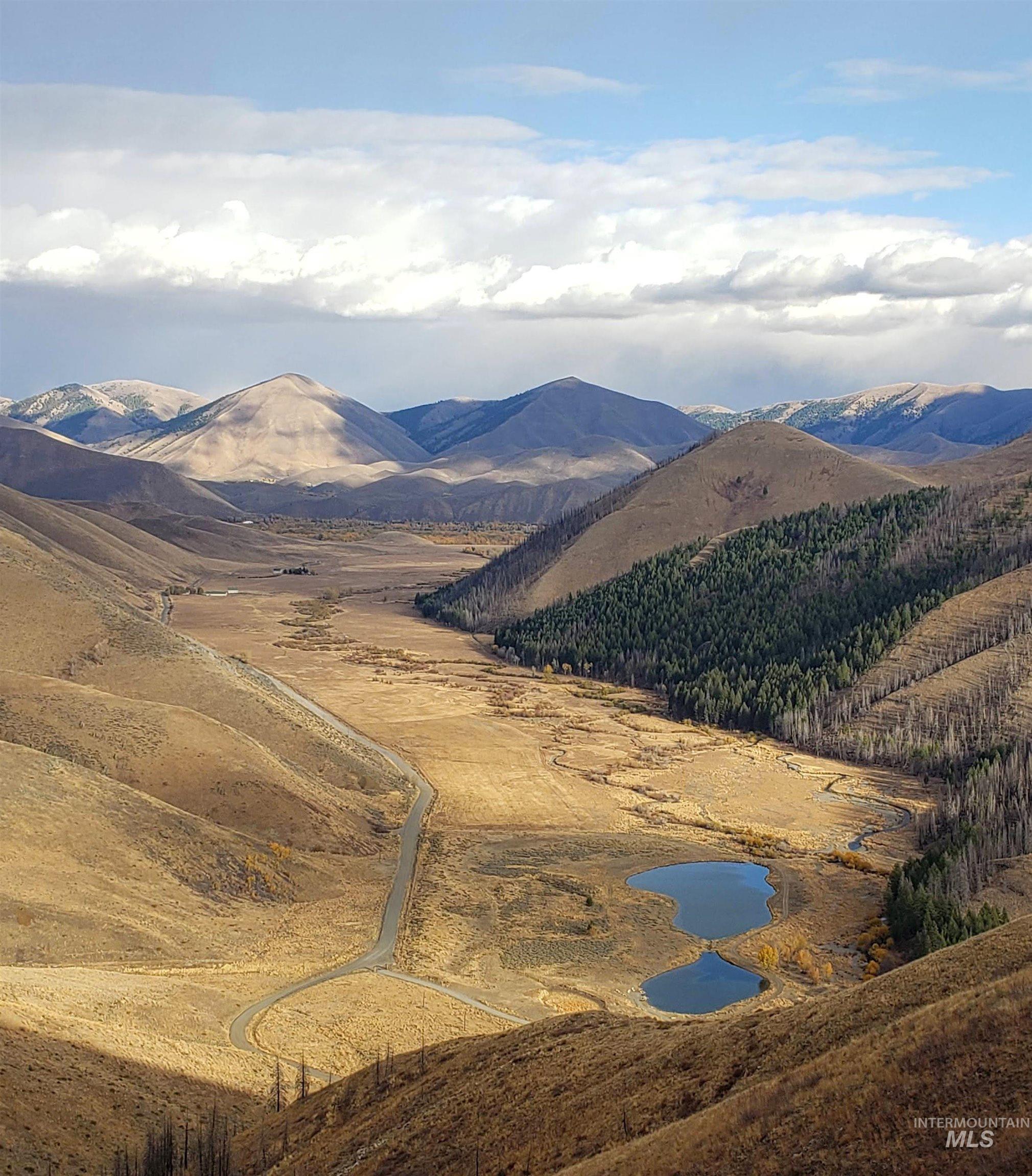 Mountain view with a nearby body of water