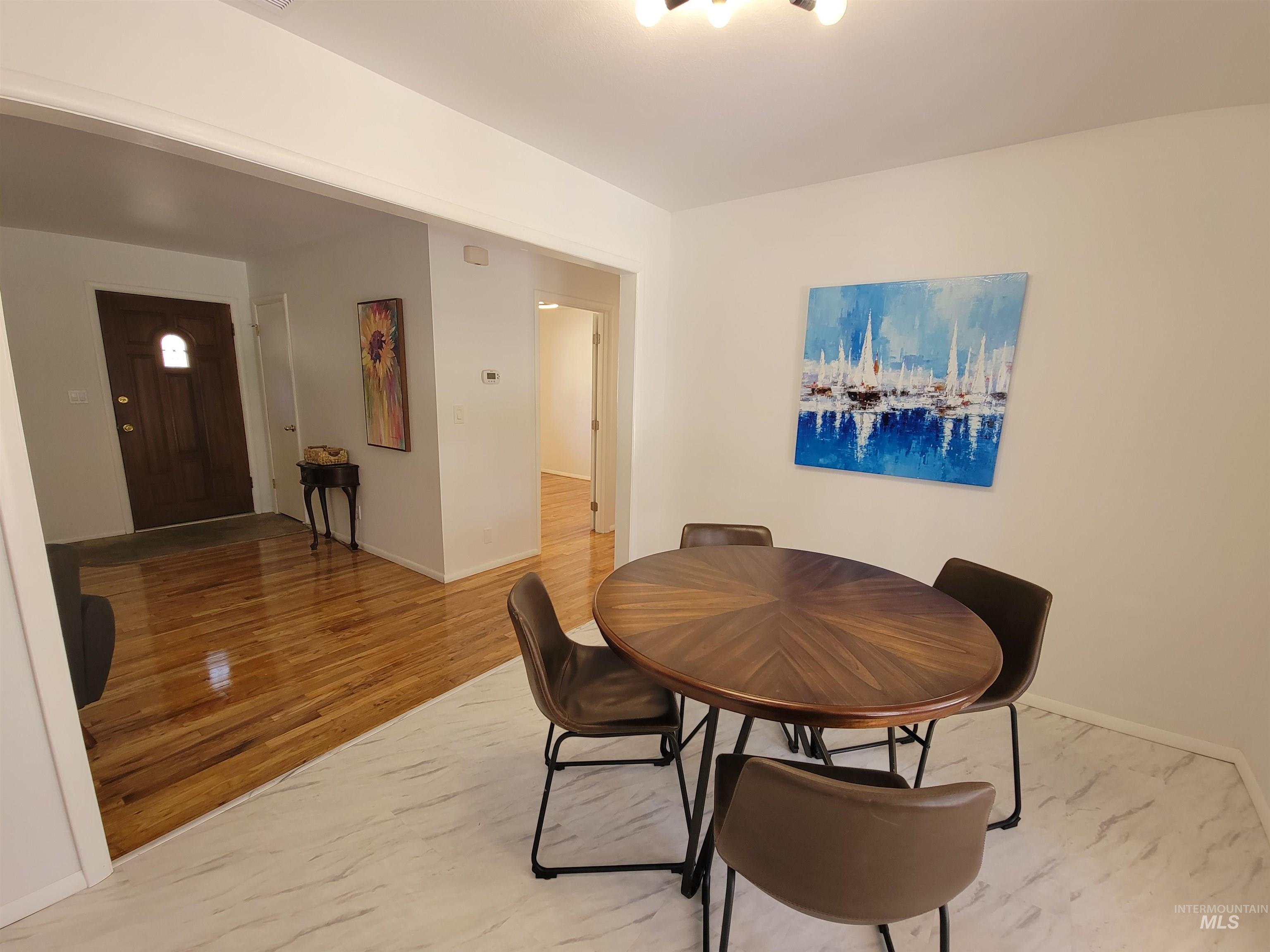 Dining room featuring baseboards