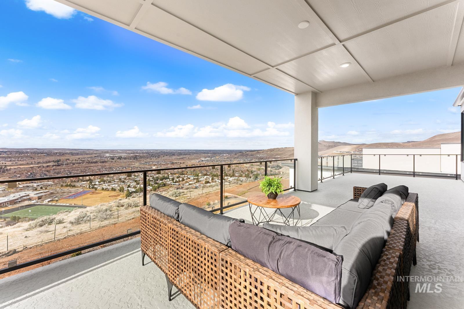 Balcony with outdoor lounge area