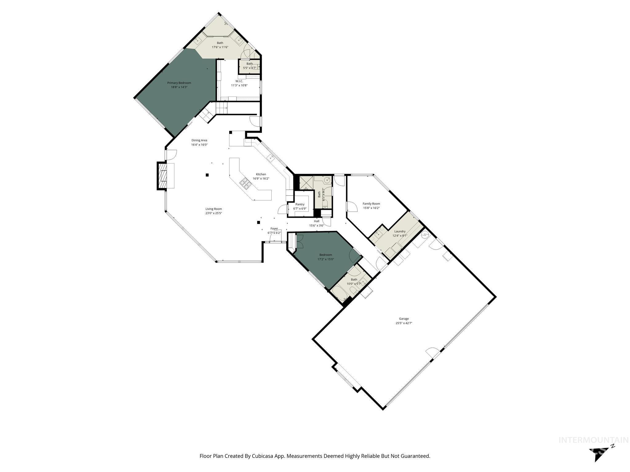 Main level floor plan