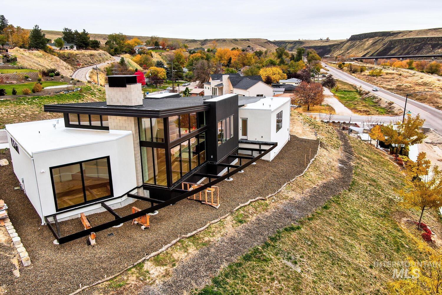 View from above of property