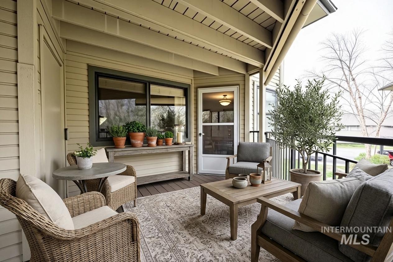 Balcony featuring outdoor seating