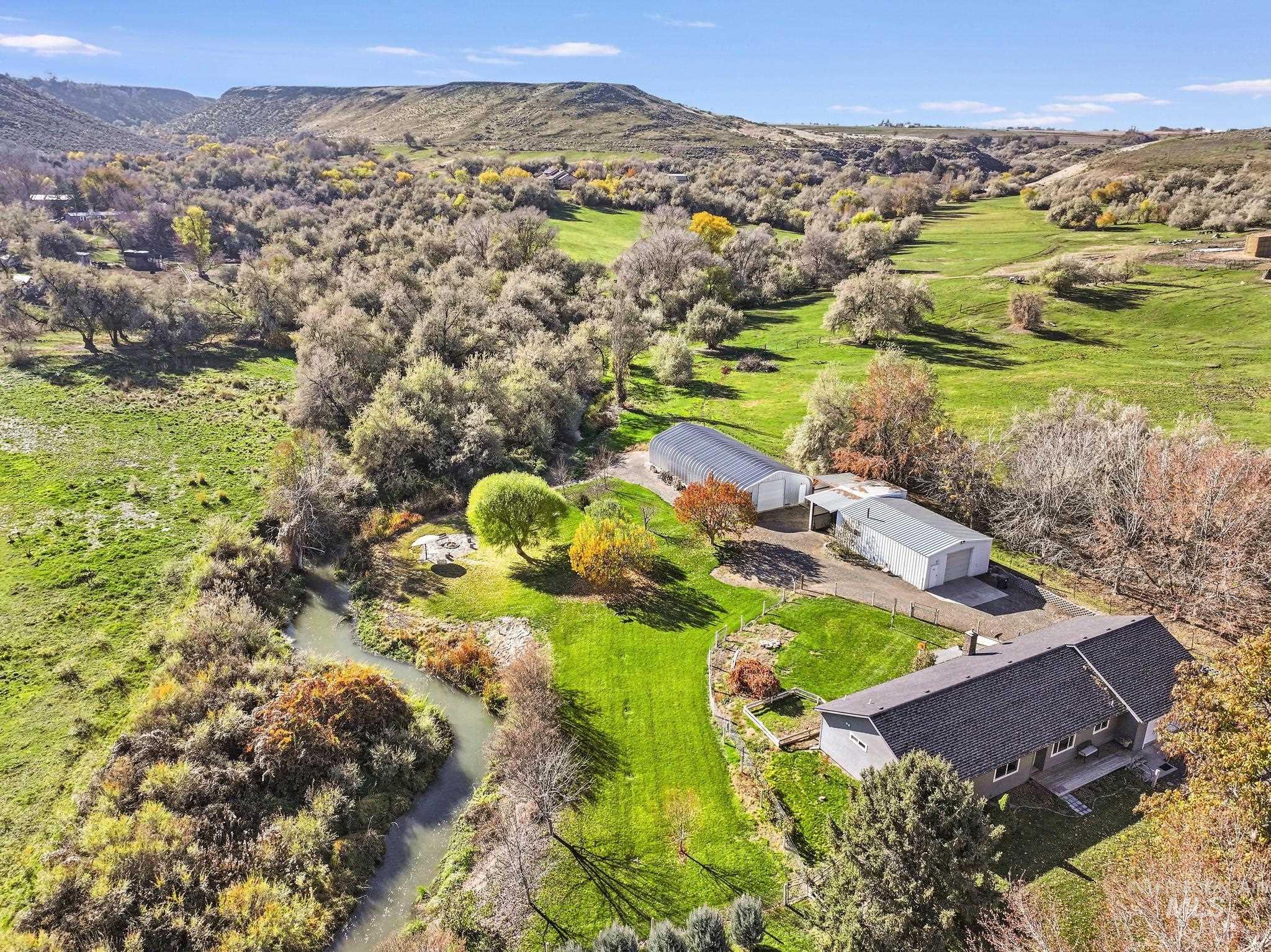 Bird's eye view of mountains